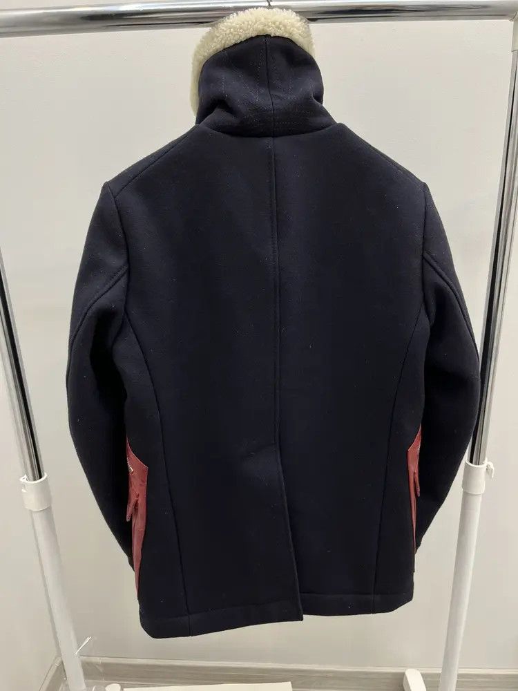 Dsquared2 Dsquared2 4100$ Rrp Contrast Heavy Coat With Leather Pockets Size US M / EU 48-50 / 2 - 3 Thumbnail