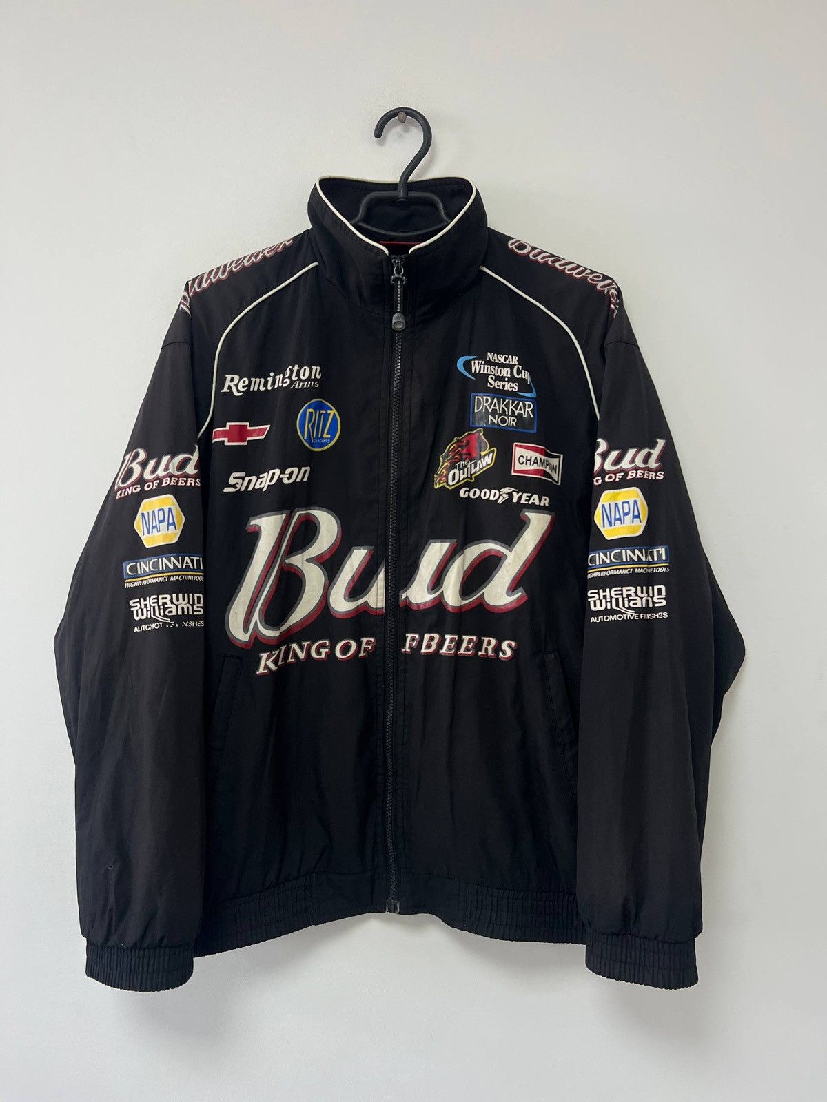 Other Vintage Bud King of Beers Nascar Racing Jacket Full Zip XL Size US XL / EU 56 / 4 - 1 Thumbnail