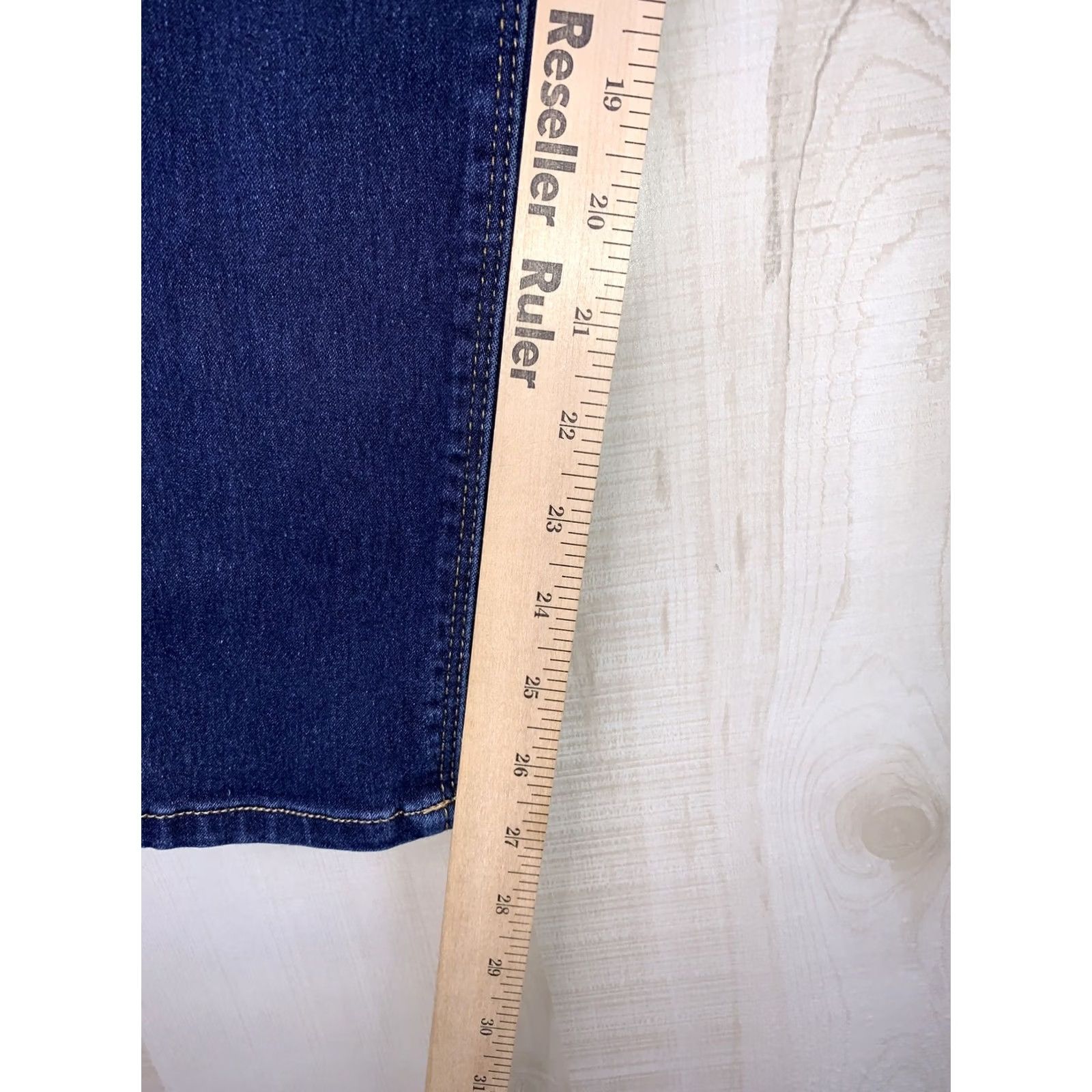 Vintage Ava & Alex High Rise Dark Wash Stretch Skinny Jeans Women’s SZ 8-4925 Size 30" / US 8 / IT 44 - 5 Thumbnail