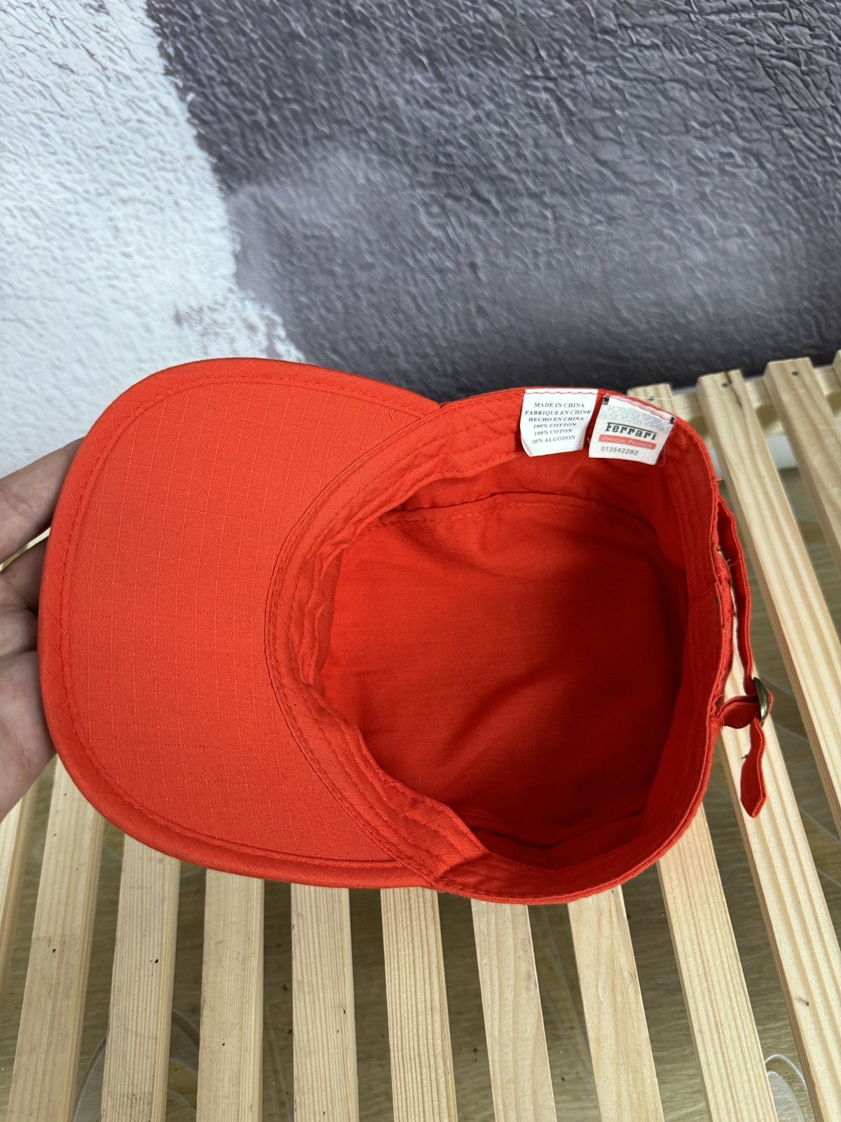 Vintage Ferrari Gear vintage V8 red formula 1 cap Size ONE SIZE - 8 Thumbnail