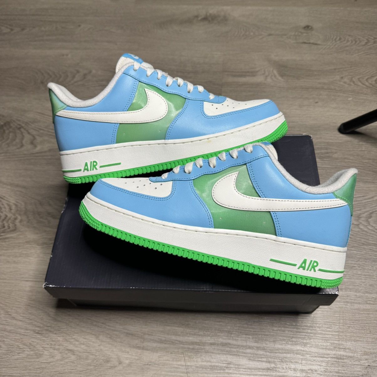 Nike Nike Air Force 1 Low ‘07 - Aquarius Blue Vapor Green (2024) Size US 9.5 / EU 42-43 - 2 Thumbnail
