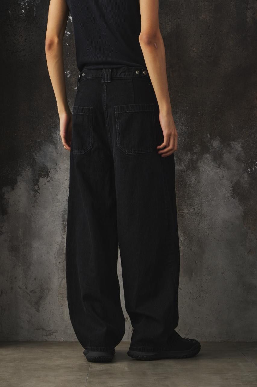 YOKE Yoke 3PLEATED WIDE-LEG TROUSERS Size US 30 / EU 46 - 6 Thumbnail