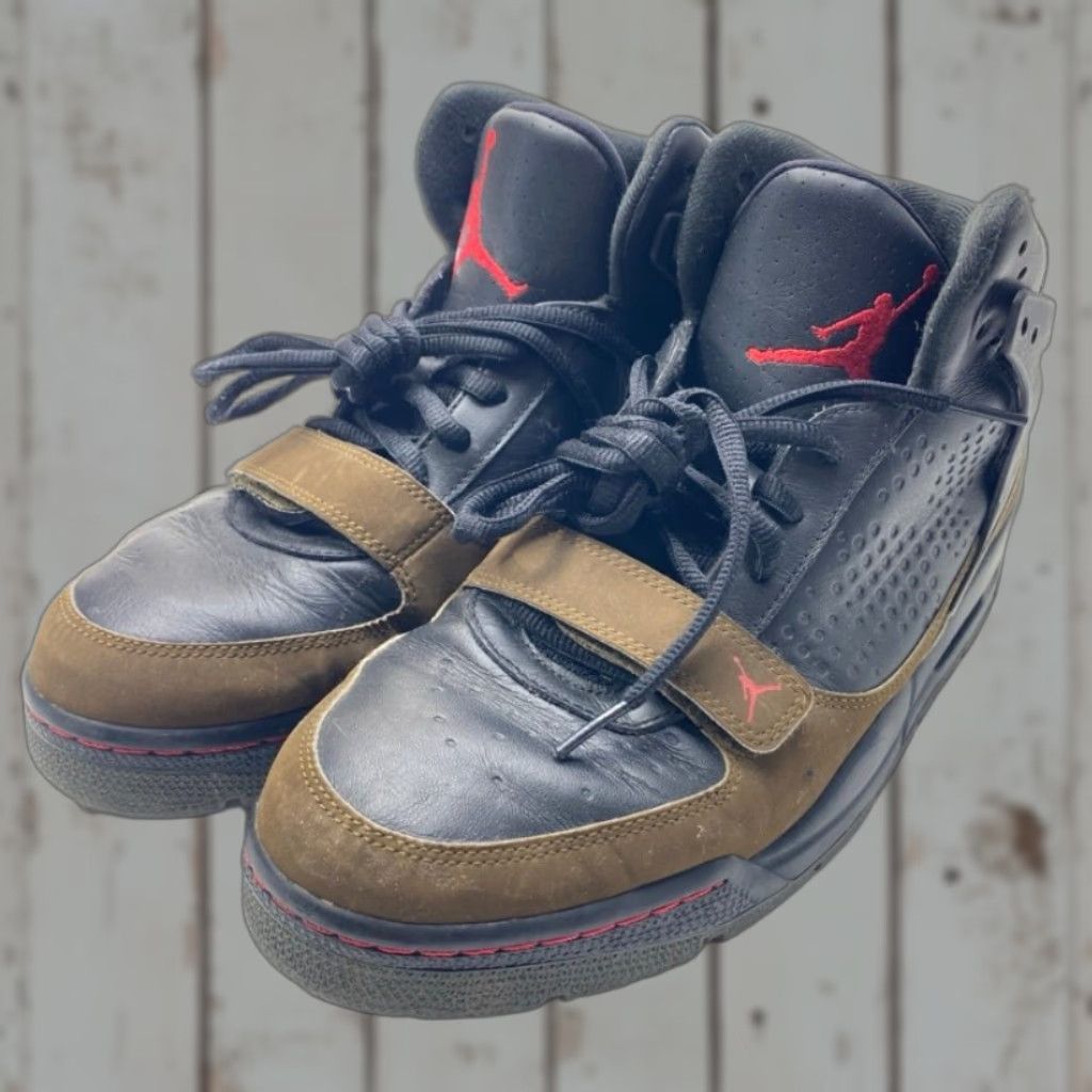 Jordan Brand AIR JORDAN PHASE 23’ TREK 535682 MENS SIZE 11.5 SNEAKERS BLACK/OLIVE-GREEN/RED Size US 12 / EU 45 - 1 Thumbnail