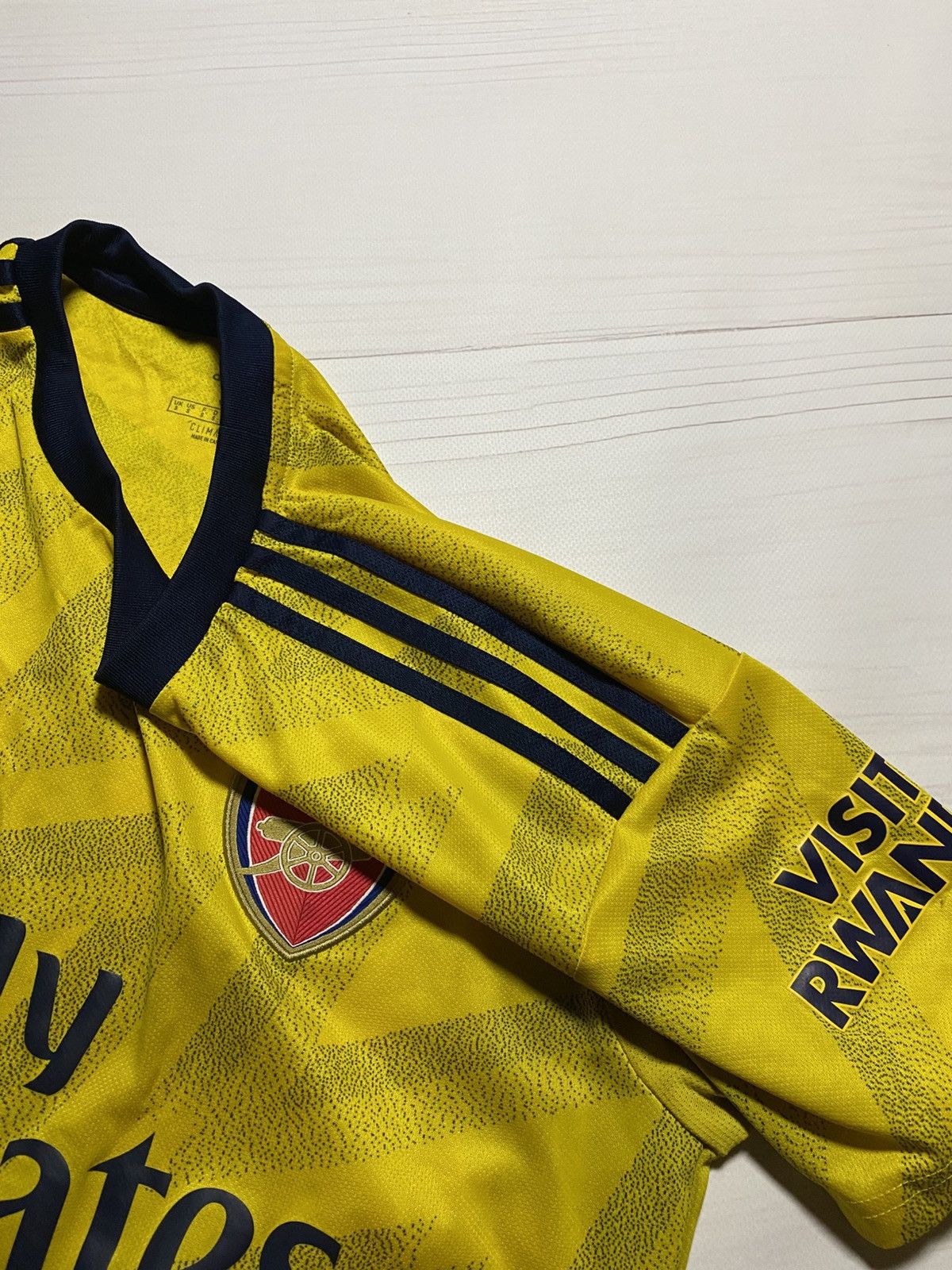 Adidas Adidas Arsenal 2019/20 away soccer football worn jersey Size US S / EU 44-46 / 1 - 17 Thumbnail