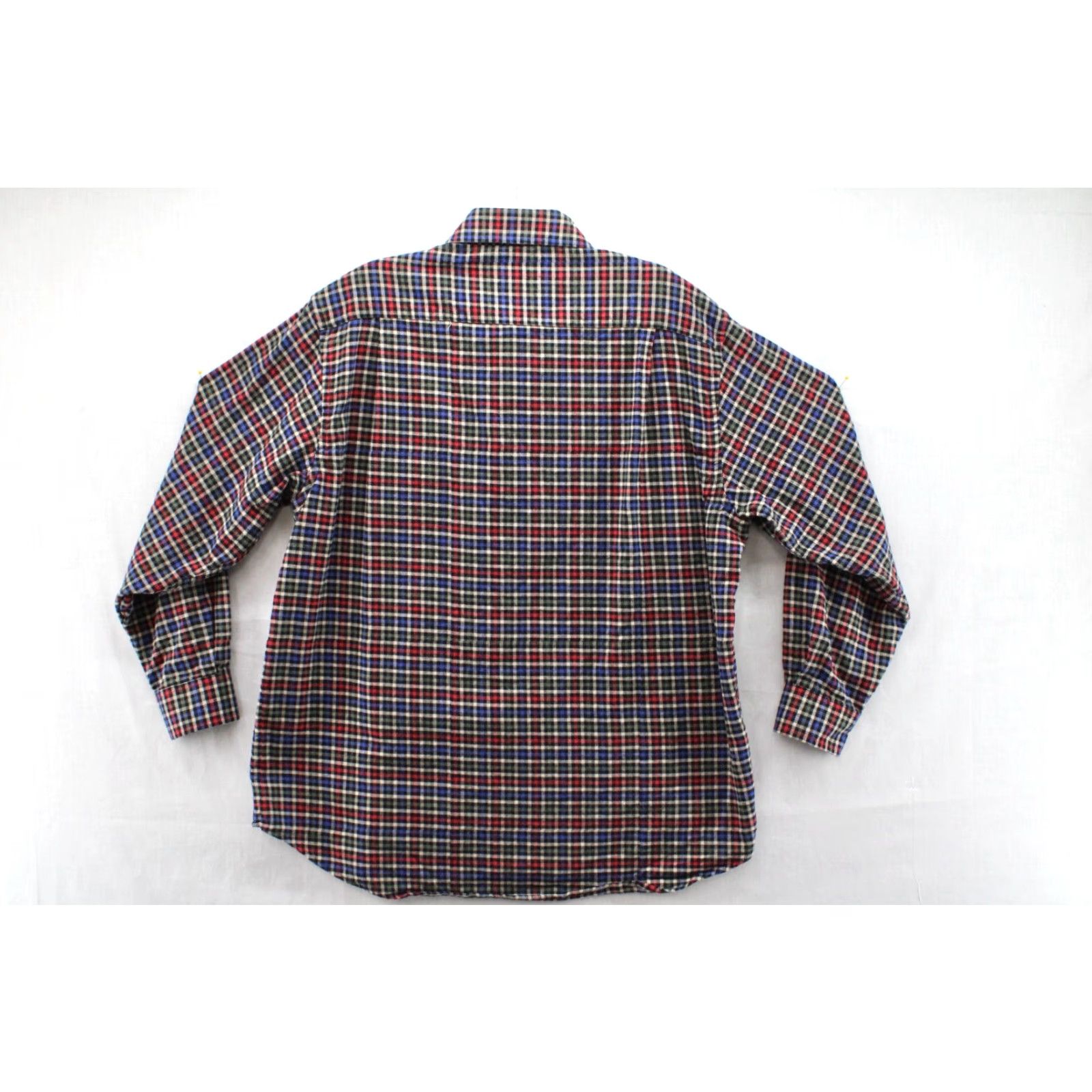 Orvis Orvis Luxury Flannel Shirt Men's XL Red White Blue Plaid Long Sleeve Button-Down Size US XL / EU 56 / 4 - 2 Thumbnail