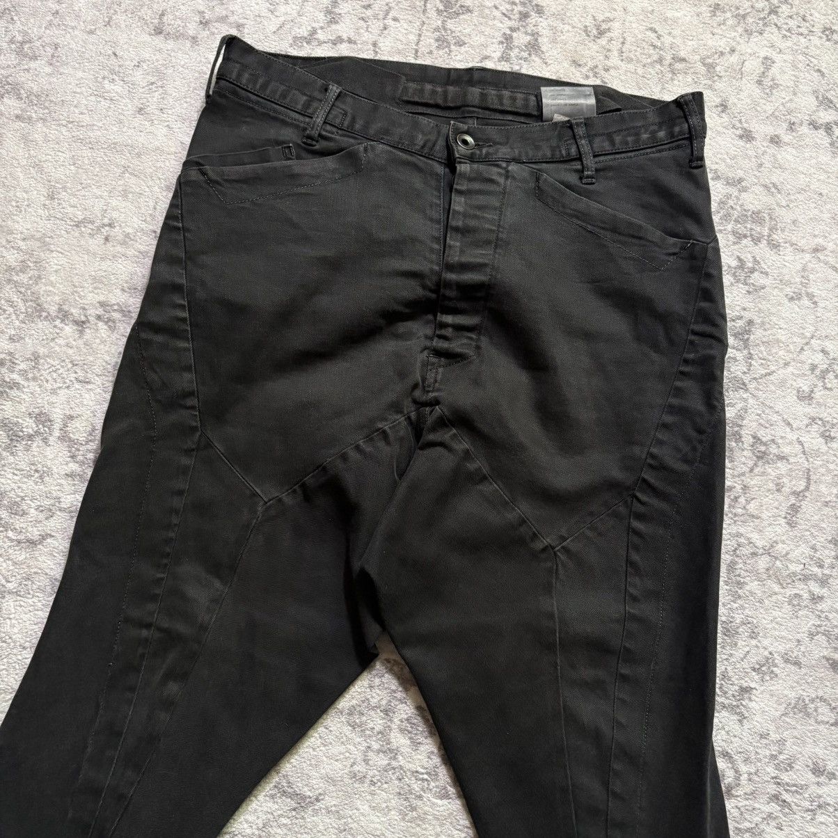 Julius Julius SAMPLE Drop Crotch Tapered Denim Jeans Black Size US 32 / EU 48 - 3 Thumbnail
