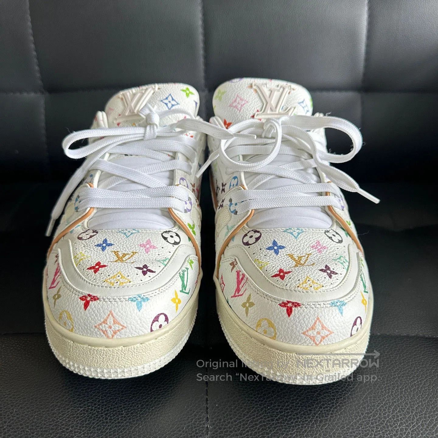 Louis Vuitton Louis Vuitton x Takashi Murakami Trainer Low. Size US 7 / EU 40 - 2 Thumbnail