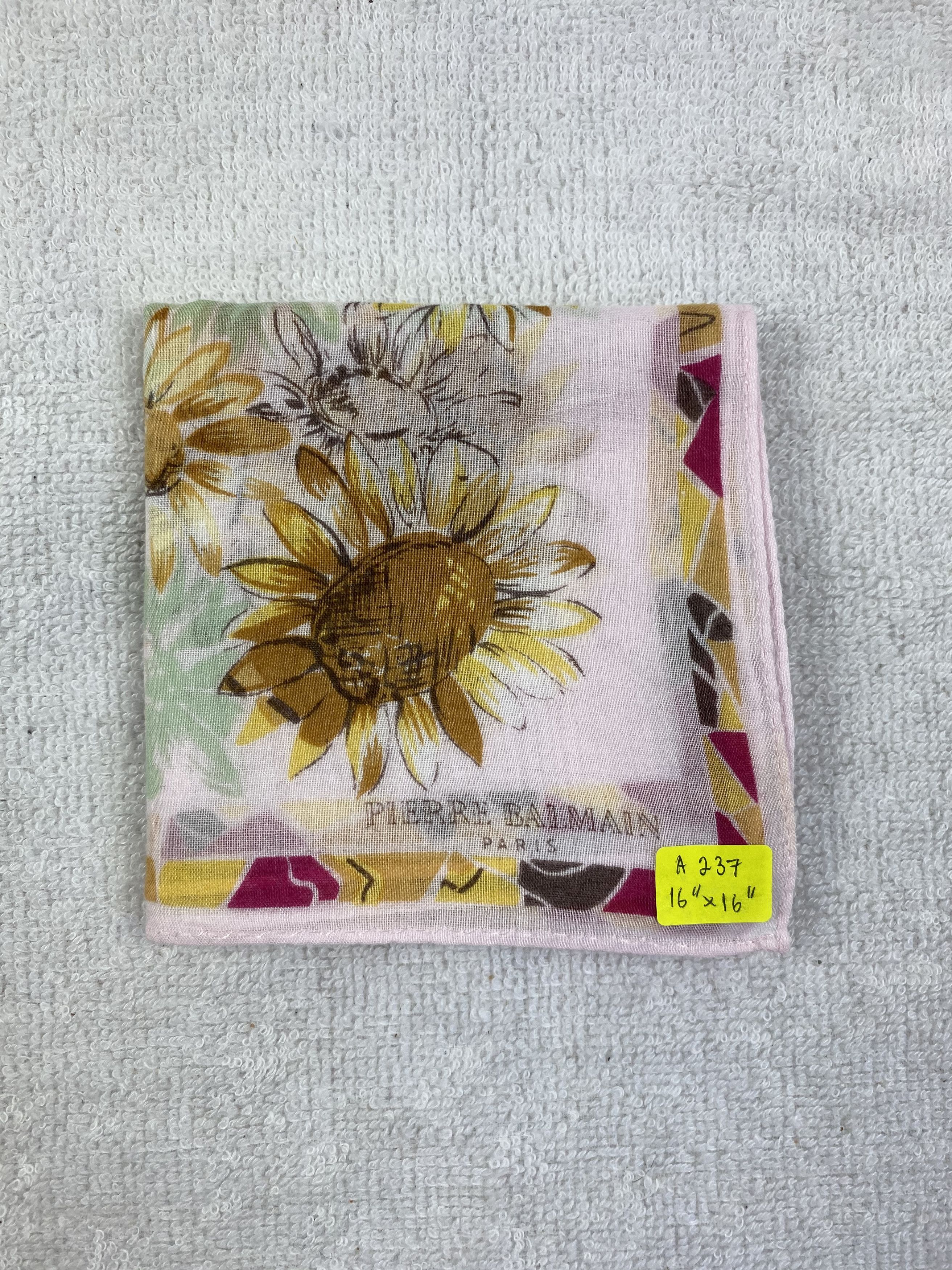Pierre Balmain × Vintage Pierre Balmain Handkerchief / Bandana / Neckerchief Size ONE SIZE - 6 Thumbnail