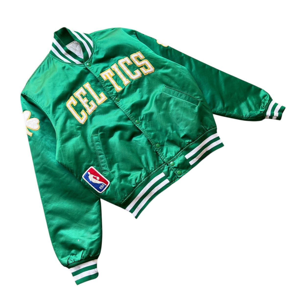 NBA 🔥 Vintage Boston Celtics NBA Starter Green Bomber Jacket Size US L / EU 52-54 / 3 - 9 Thumbnail
