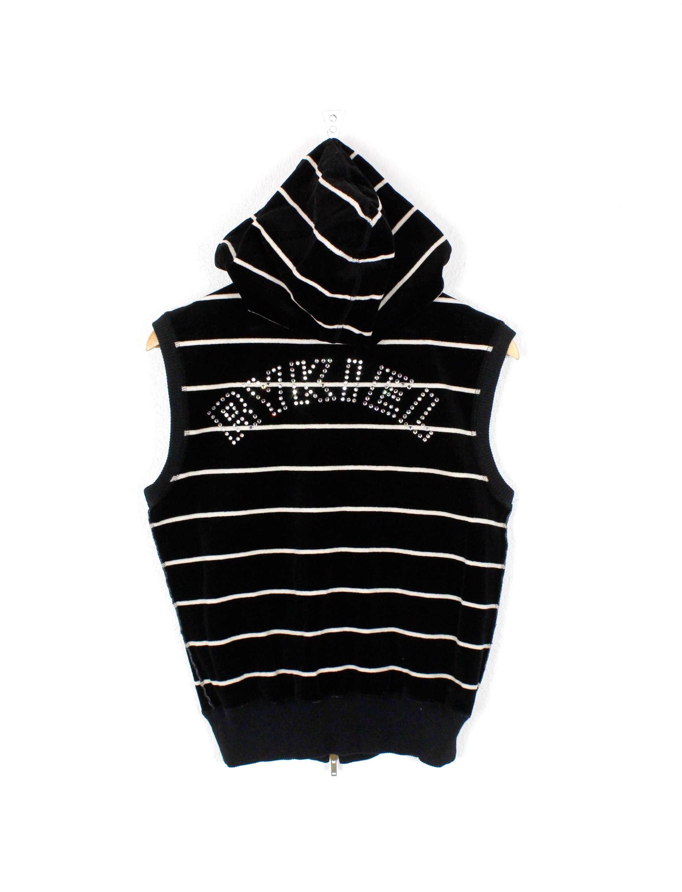 Sonia Rykiel SONIA RYKIEL Swarovski Embellished Crystal Logo Hoodie Y2K Size S / US 4 / IT 40 - 4 Thumbnail