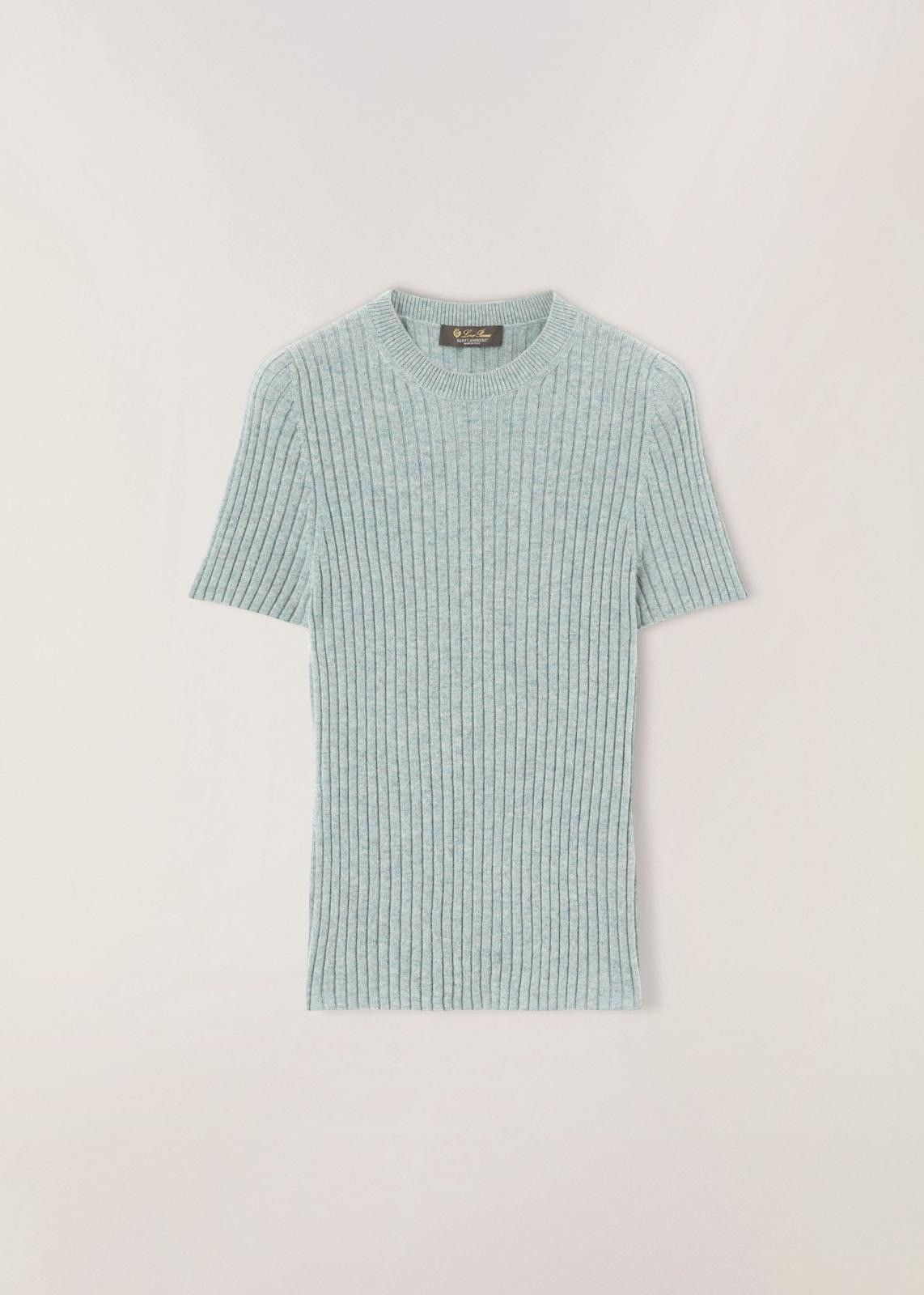 Loro Piana o1srvl11e1125 FAM7865 Lago Sirio Short Sleeve Sweater Size S / US 4 / IT 40 - 1 Thumbnail