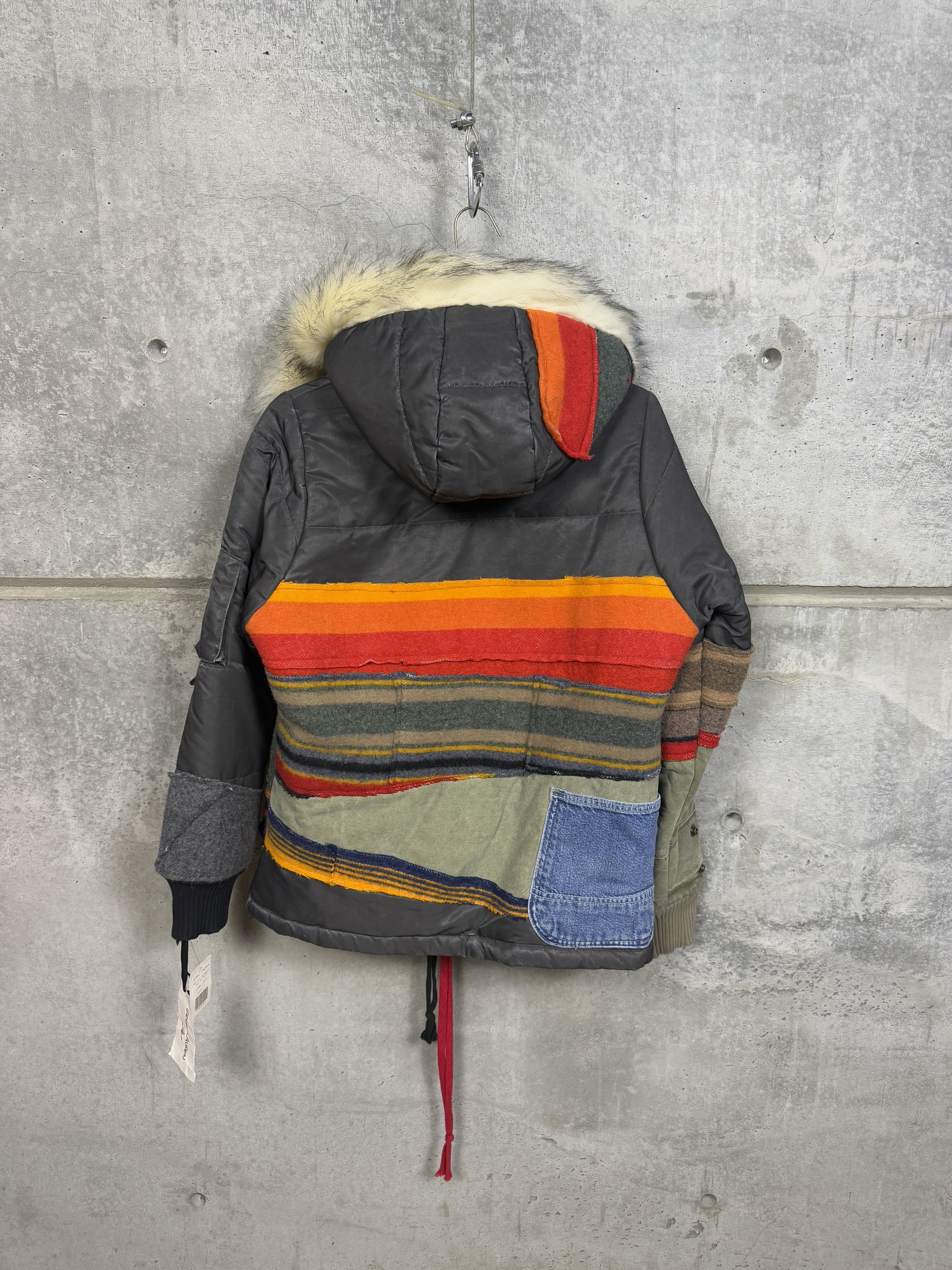 Greg Lauren Greg Lauren Mixed Blanket Retro Puffy Parka Size US S / EU 44-46 / 1 - 2 Thumbnail