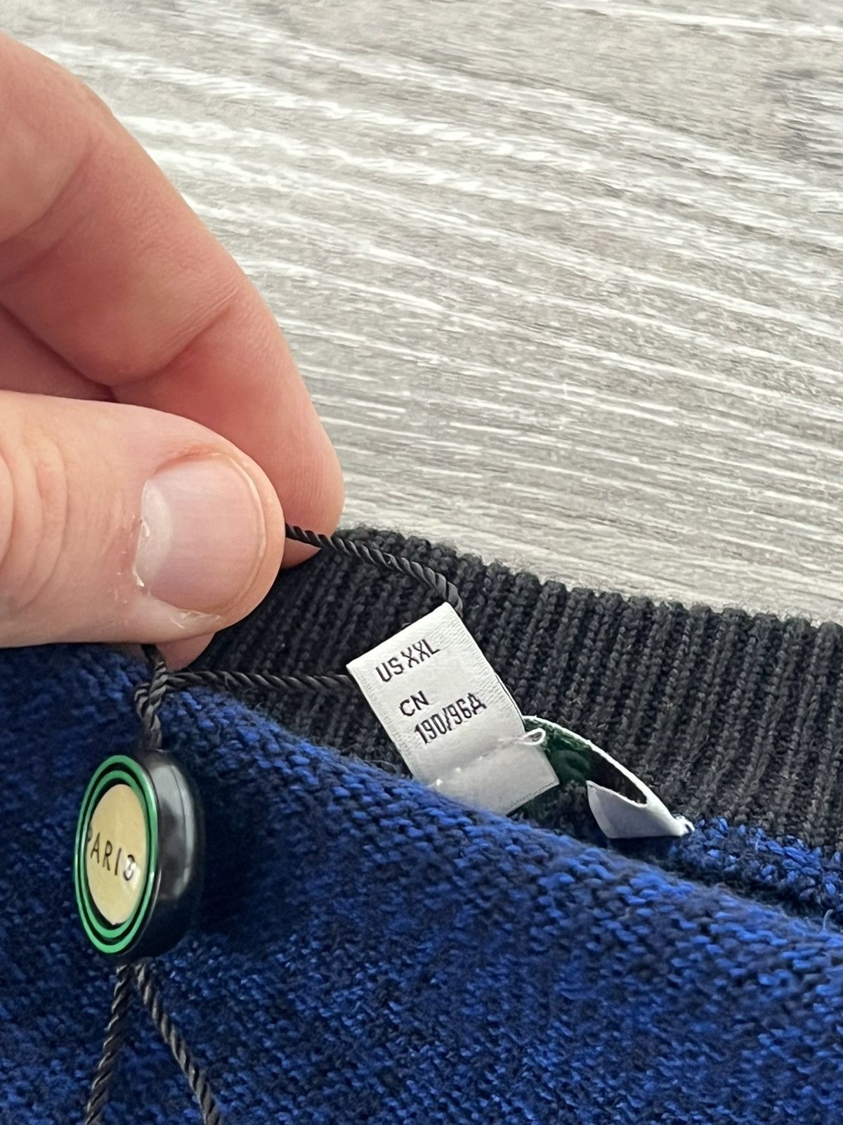 Kenzo Rare Wool Kenzo Embroidered Logo Luxuxry Blue Sweater Size US XXL / EU 58 / 5 - 16 Thumbnail