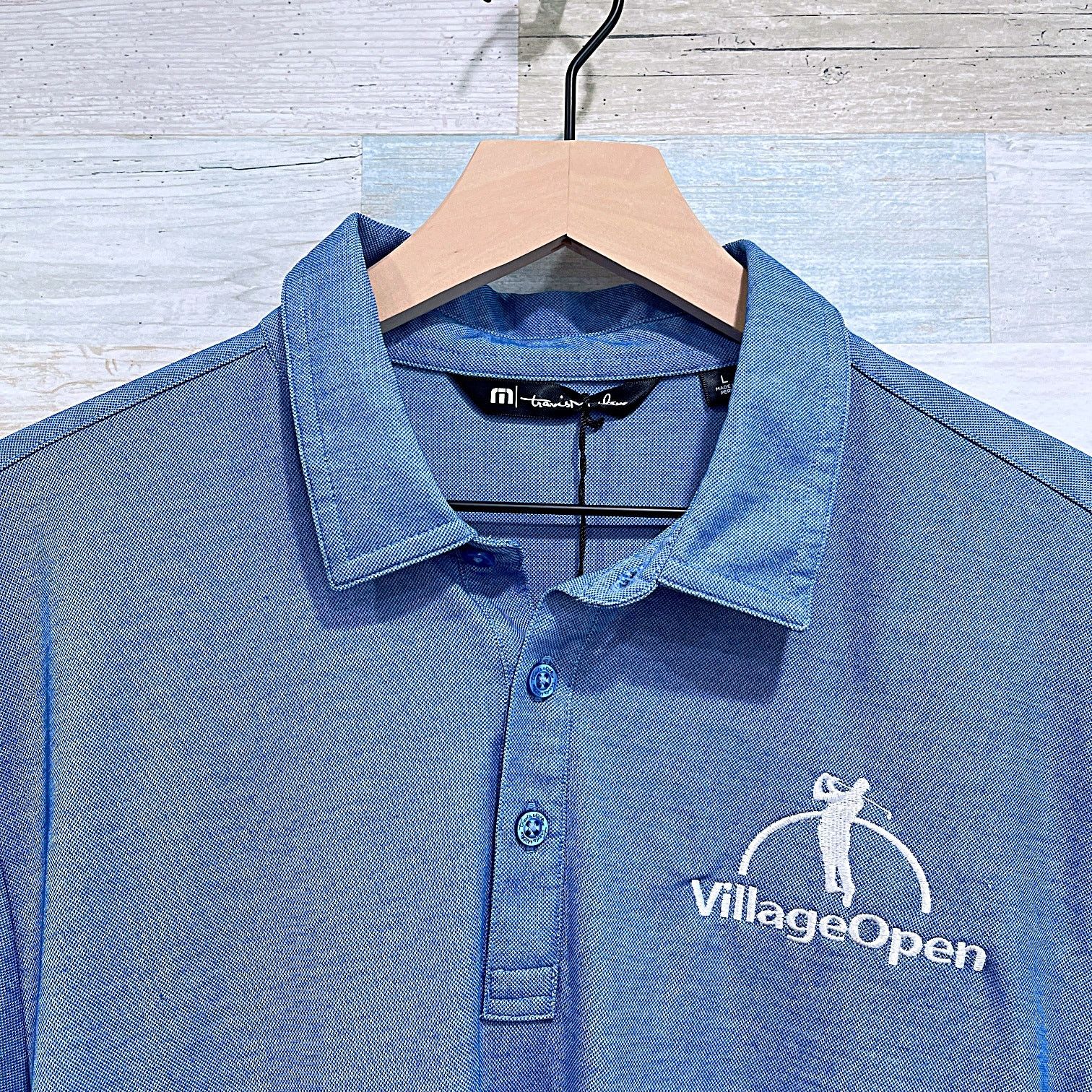 TravisMathew Travis Mathew Village Open Pique Performance Golf Polo Shirt Size US L / EU 52-54 / 3 - 2 Thumbnail