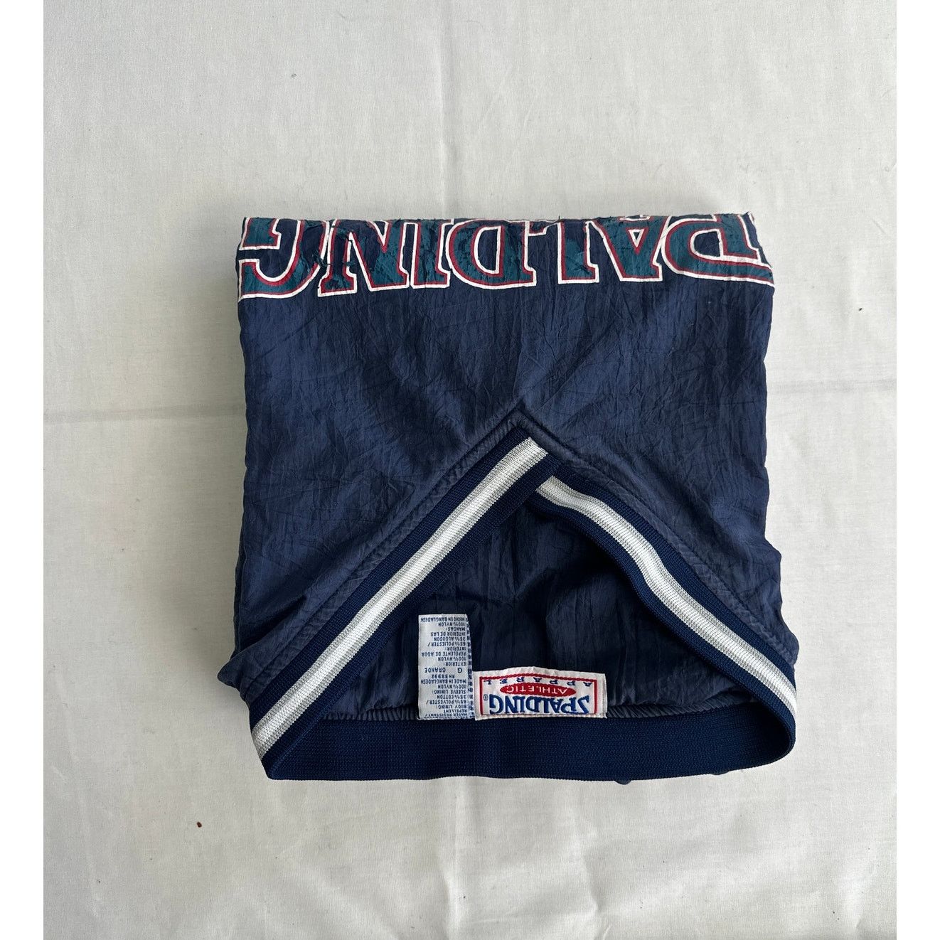 Spalding Vintage Spalding Athletics Windbreaker V-Neck PulloverJacket Size US L / EU 52-54 / 3 - 8 Thumbnail