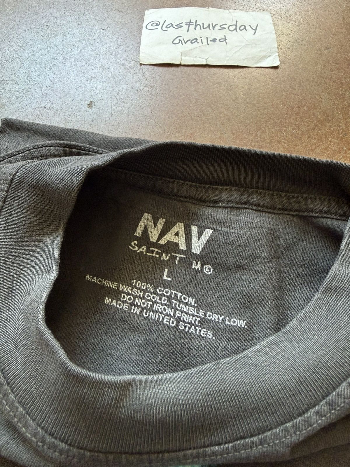 Saint Michael Saint Michael x NAV OMW2 Rexdale L/S Black 002 Large Size US L / EU 52-54 / 3 - 5 Thumbnail