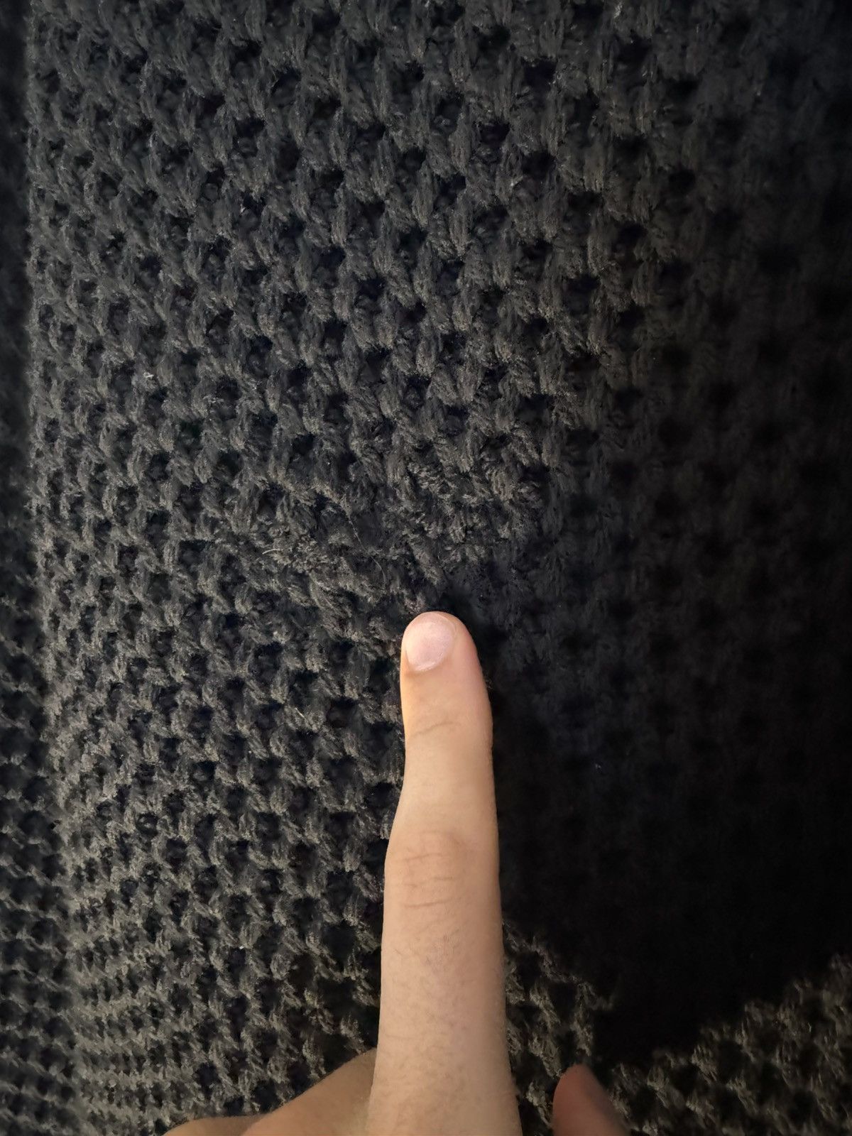 Ann Demeulemeester HUGO Wool Jumper black M/L Waffle-Knit Roll Neck RRP 850$ Size US M / EU 48-50 / 2 - 10 Thumbnail