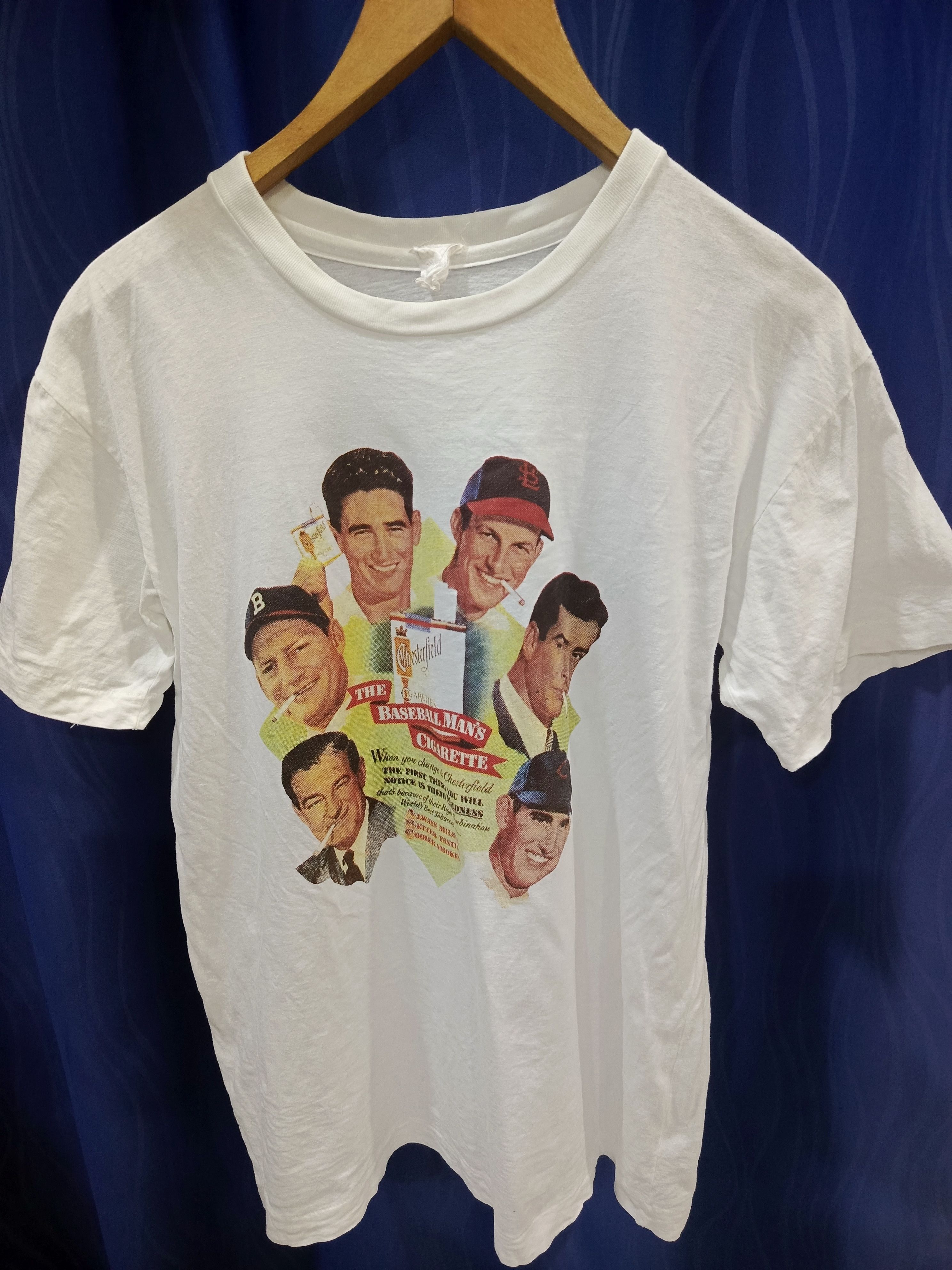 basketcase gallery Vintage promo tee chesterfield smoking Size US M / EU 48-50 / 2 - 2 Thumbnail