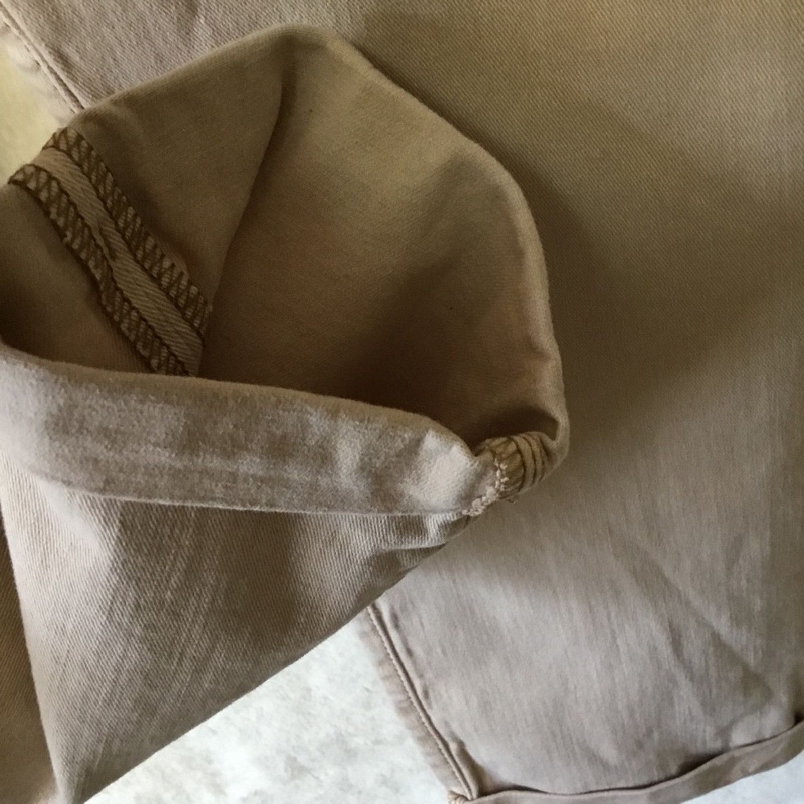 7 For All Mankind 7 For All Mankind Beige Skinny Crop & Roll Jeans Size 28" / US 6 / IT 42 - 11 Thumbnail