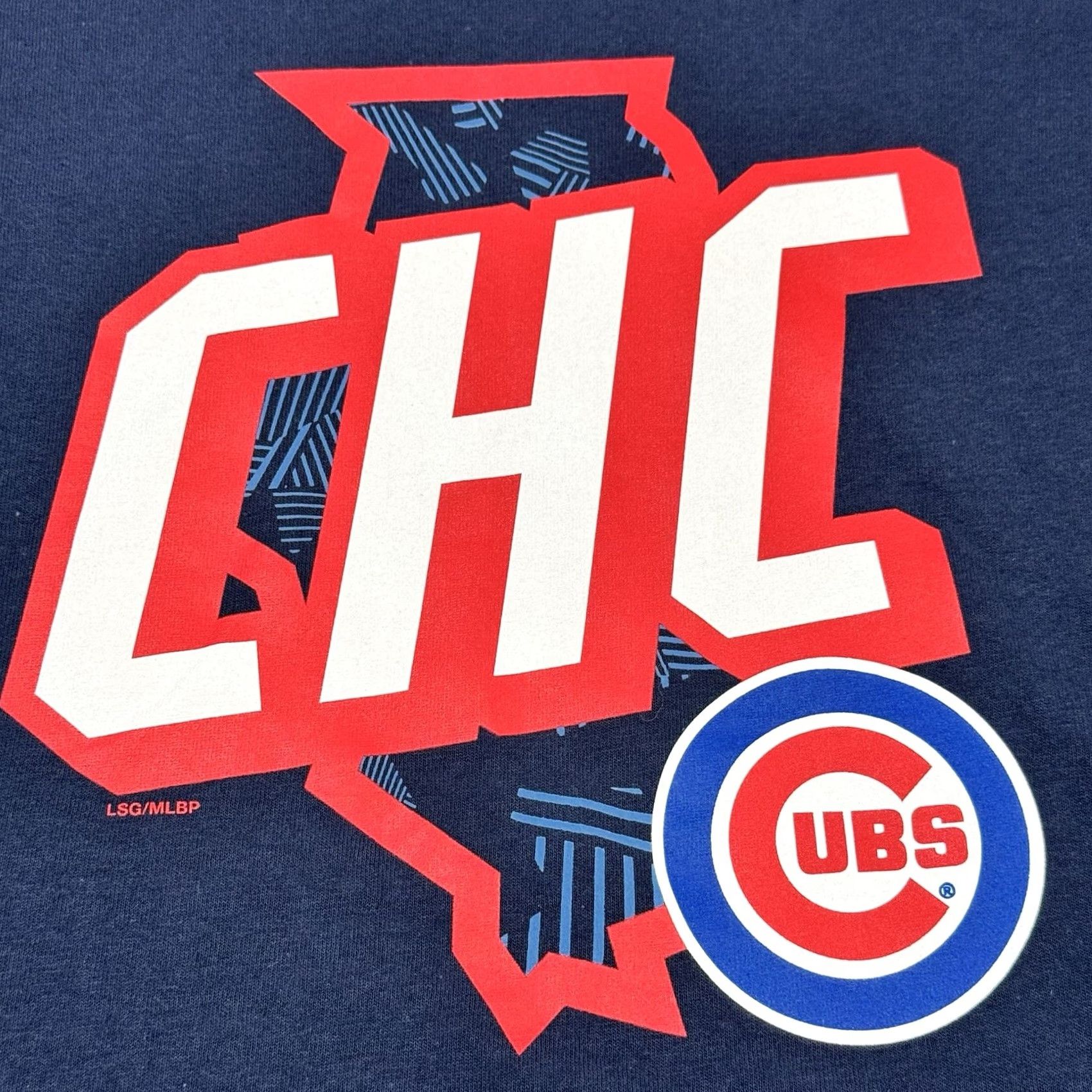 MLB Chicago Cubs Shirt Adult Small Illinois State Outline Graphic Print Tee Baseball MLB Fanatics Blue Short Sleeve Crew Neck Mens T-Shirt Size US S / EU 44-46 / 1 - 3 Thumbnail