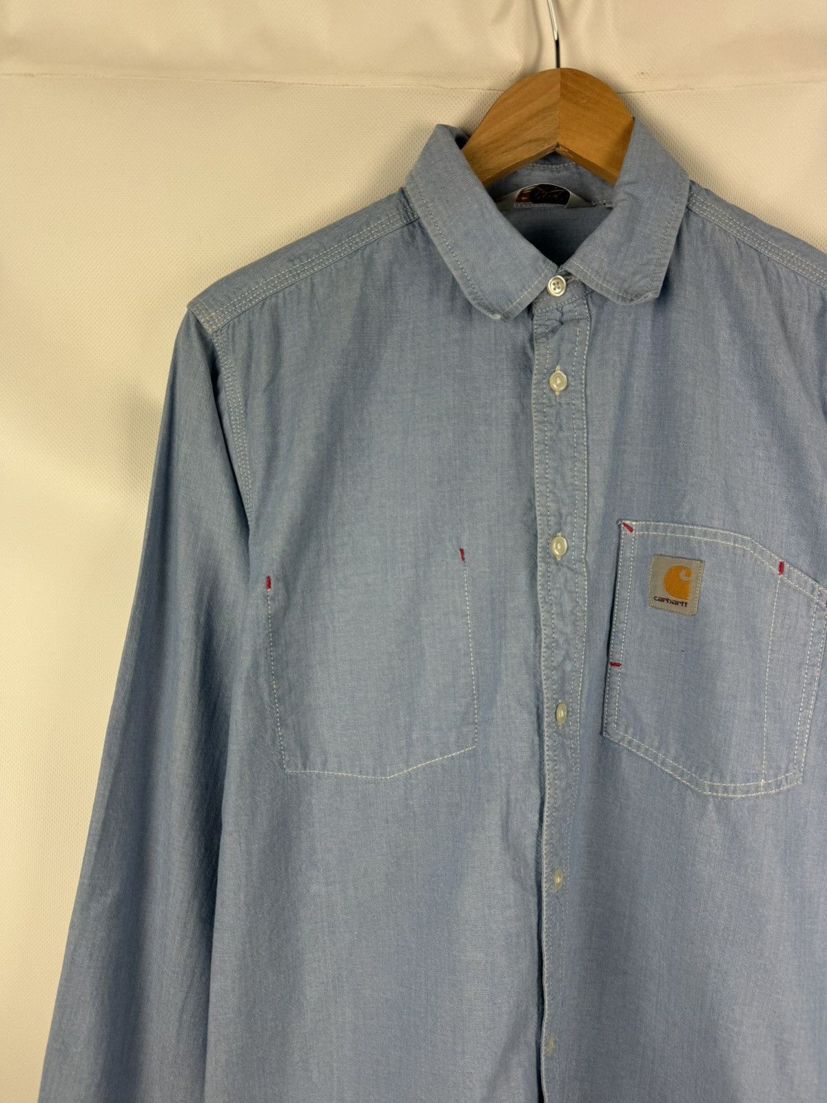 Carhartt Carhartt L/S State Chest Logo Long Sleeve Button Up Shirt Size US L / EU 52-54 / 3 - 4 Thumbnail