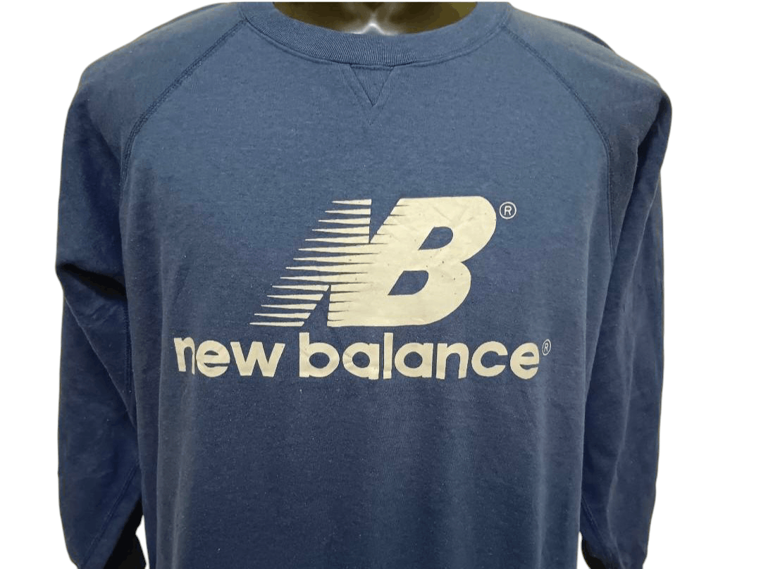 New Balance × Vintage Vintage New Balance Sweater Big Logo USA Size US M / EU 48-50 / 2 - 2 Thumbnail