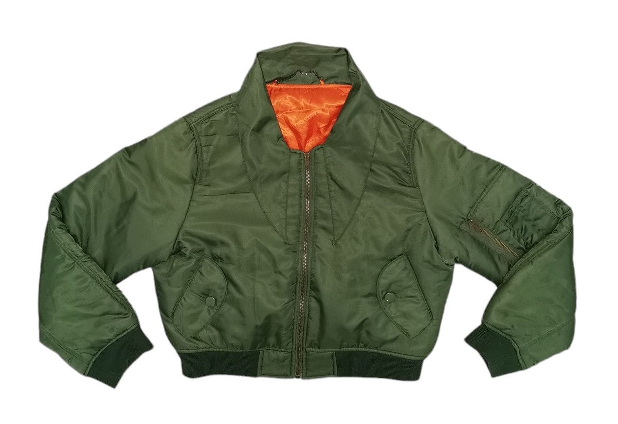 Custom Balenciaga Bomber Cropped Women Jacket - Main Image