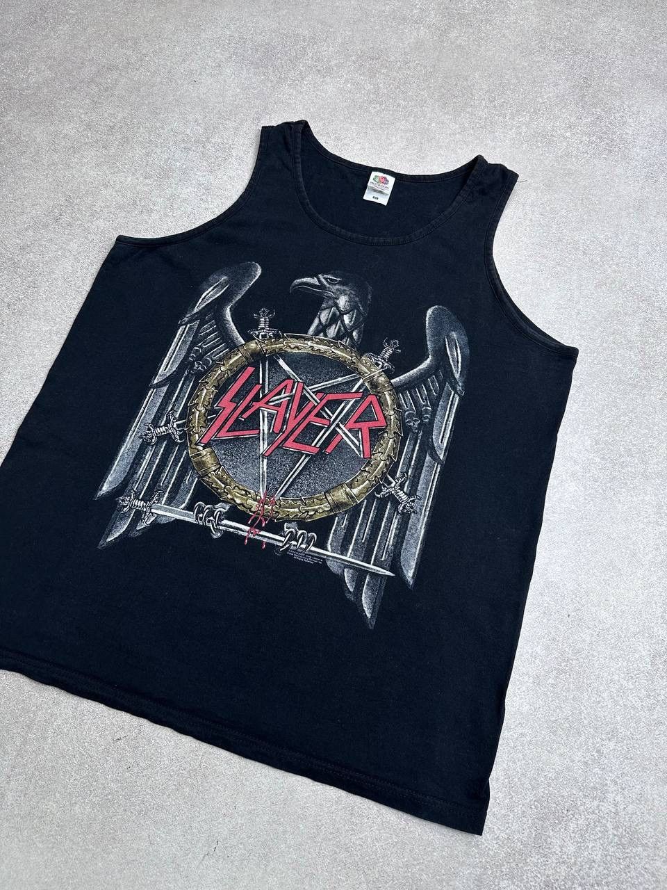 Band Tees Vintage Slayer Eagle Y2K Tank Top Shirt XL Size US XL / EU 56 / 4 - 2 Thumbnail