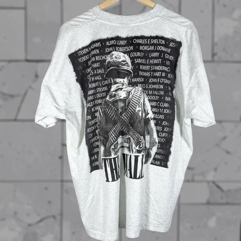 Fruit Of The Loom VINTAGE Fruit Of The Loom The Wall Tee XXL Gray Graphic SINGLE STITCH USA VTG POW Mens Size US XXL / EU 58 / 5 - 1 Thumbnail