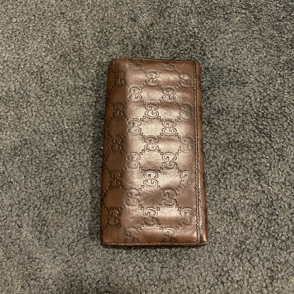 Gucci VINTAGE Y2K GUCCI GG PATTERN LEATHER LONG WALLET Size ONE SIZE - 1 Thumbnail