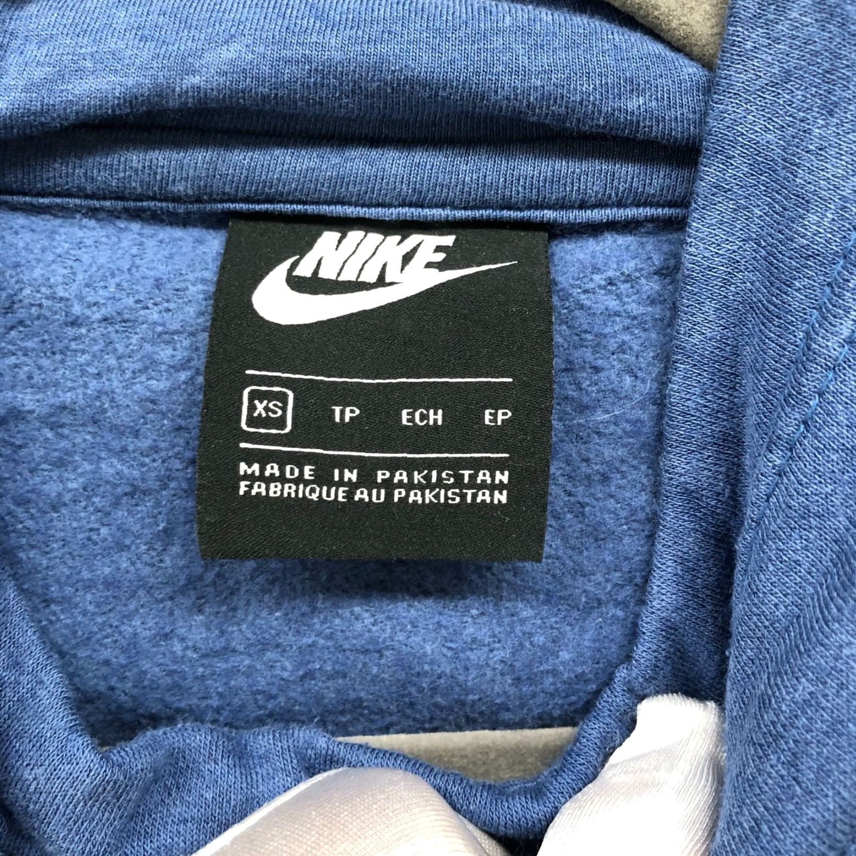 Nike Nike Women's XS Blue Funnel Neck Hoodie Pullover Lightweight Fleece Sweatshirt Activewear Size XS / US 0-2 / IT 36-38 - 5 Thumbnail