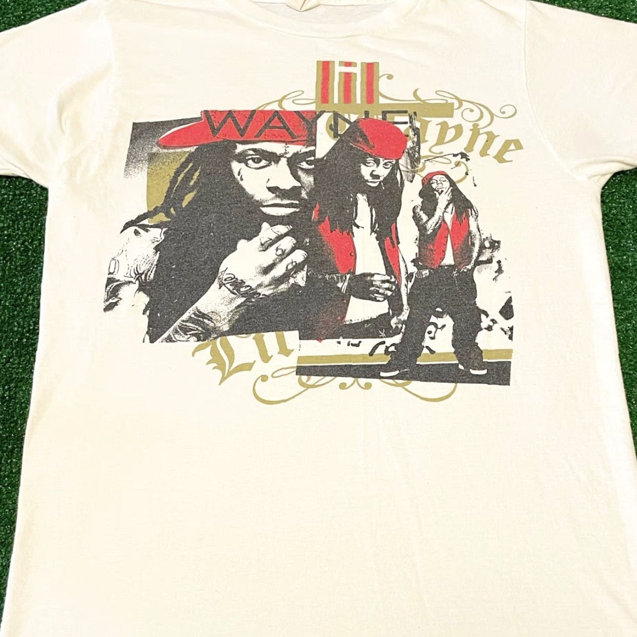 Vintage VINTAGE Y2K Lil Wayne Rap Tee Hip Hop 2000s Shirt Mens Small White S Rare Rap Shirt Mens Size US S / EU 44-46 / 1 - 2 Thumbnail