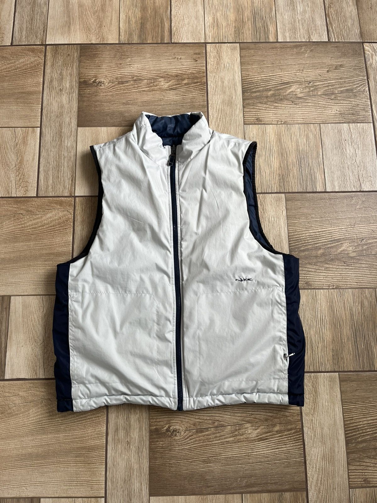 Nike Nike vintage y2k blue quilted puffer down vest gilet swoosh Size US M / EU 48-50 / 2 - 10 Thumbnail