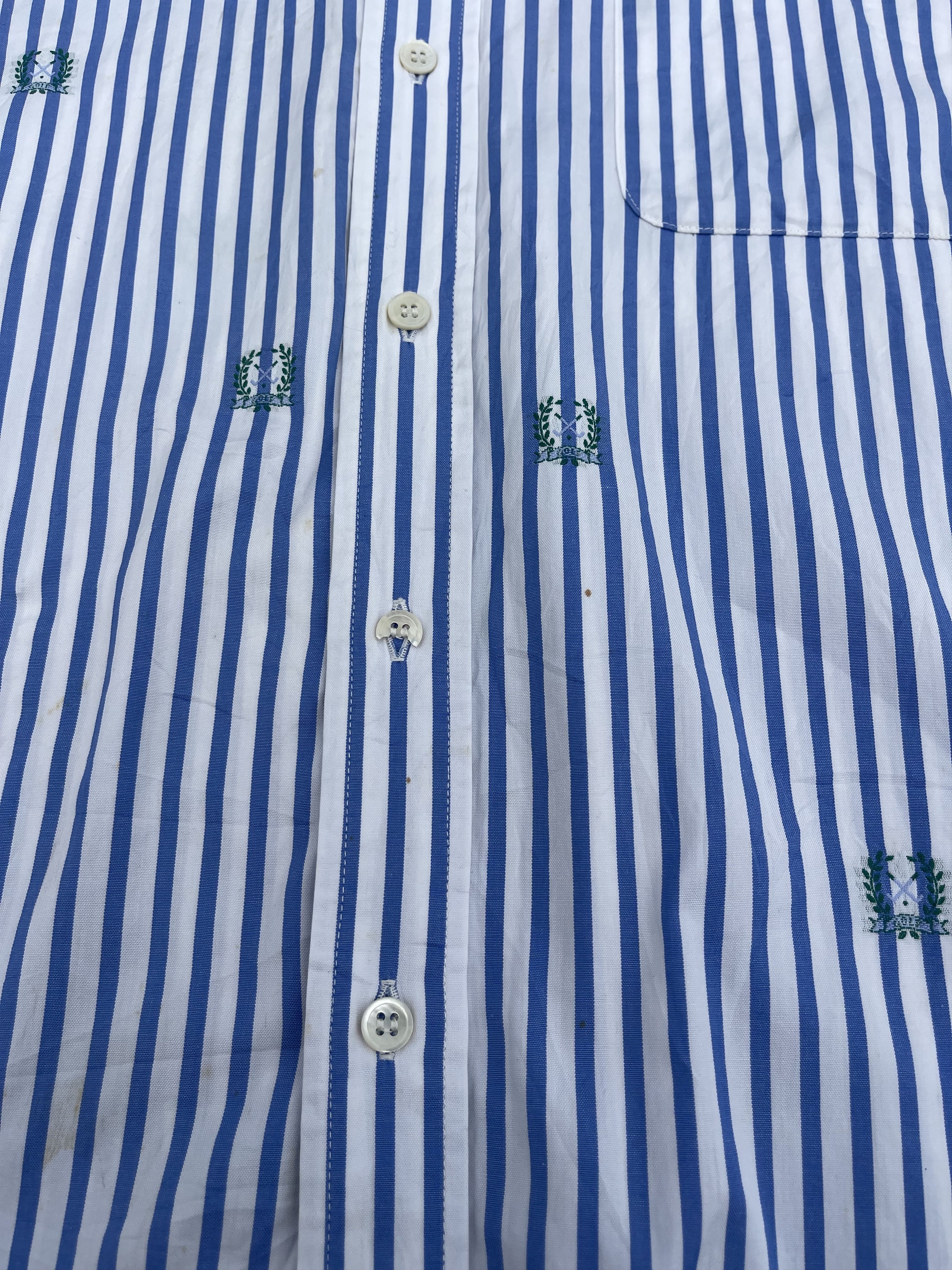 Christian Dior Monsieur × Vintage Vtg C.Dior Casual Full Embroidery Crest Logo Shirt Size US M / EU 48-50 / 2 - 8 Thumbnail