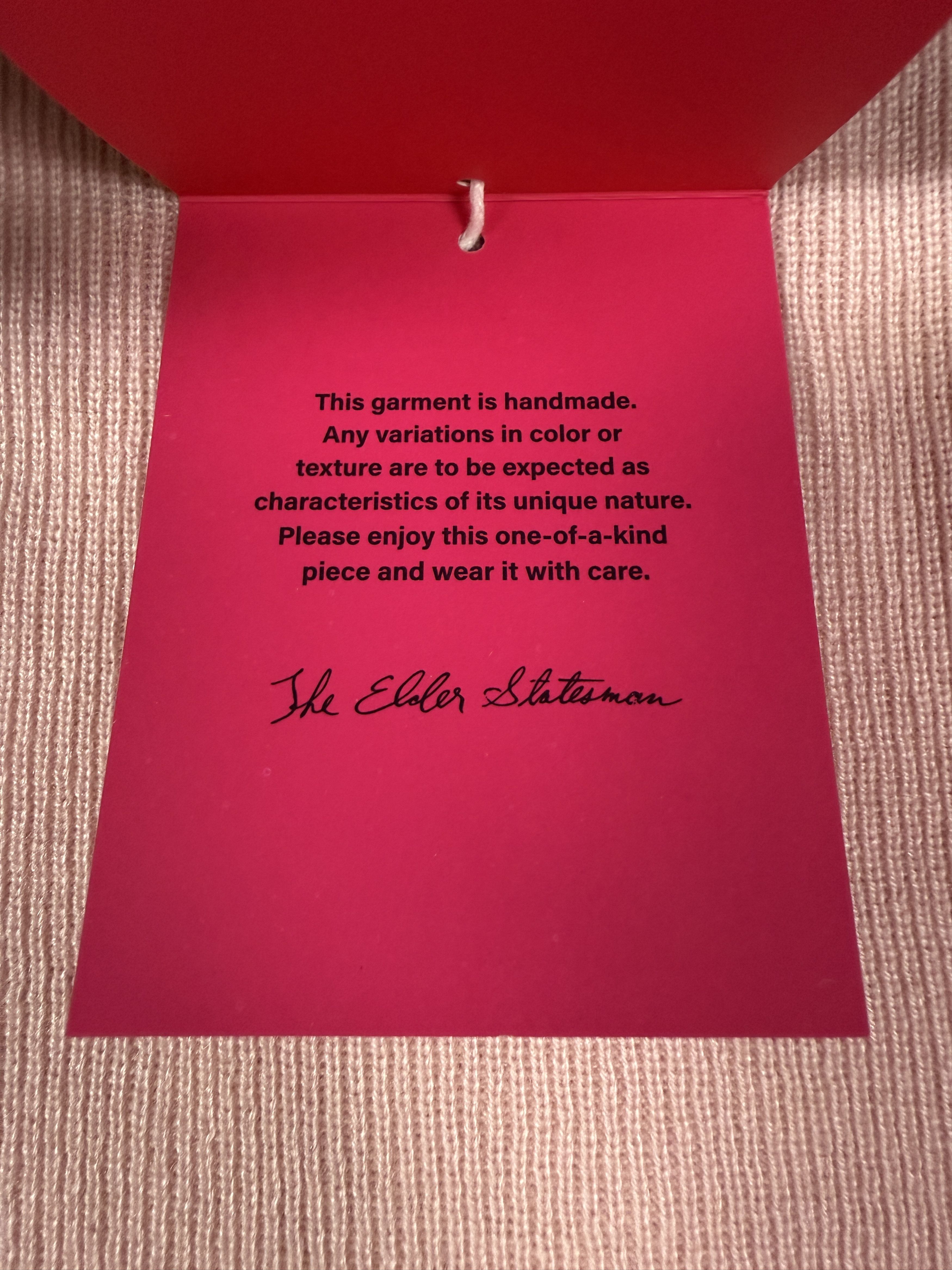 The Elder Statesman $395 The Elder Statesman Delicash Baby Pink Tank Size M / US 6-8 / IT 42-44 - 9 Thumbnail