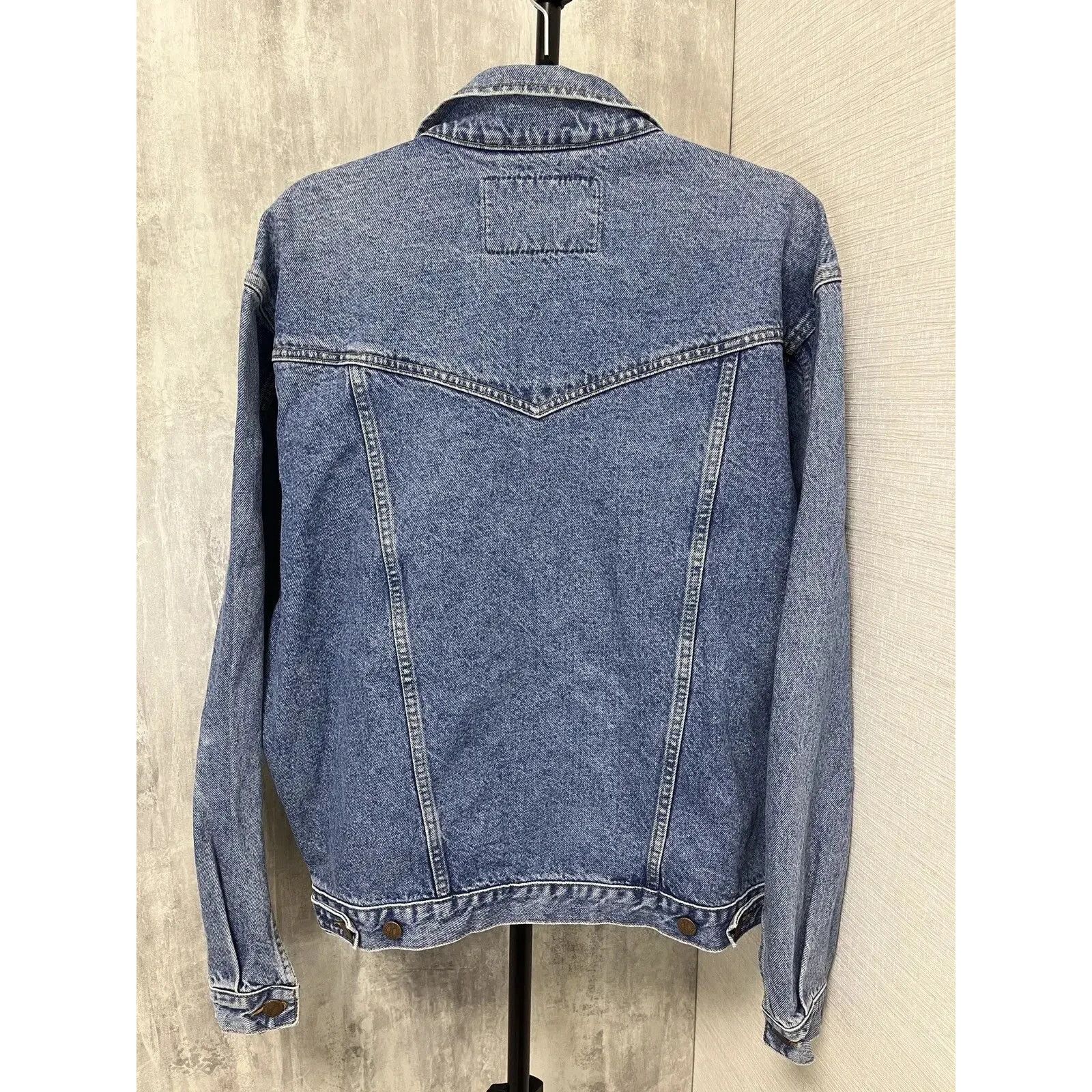 Vintage × Wrangler Wrangler Vintage Large Denim Jacket Size US L / EU 52-54 / 3 - 2 Thumbnail