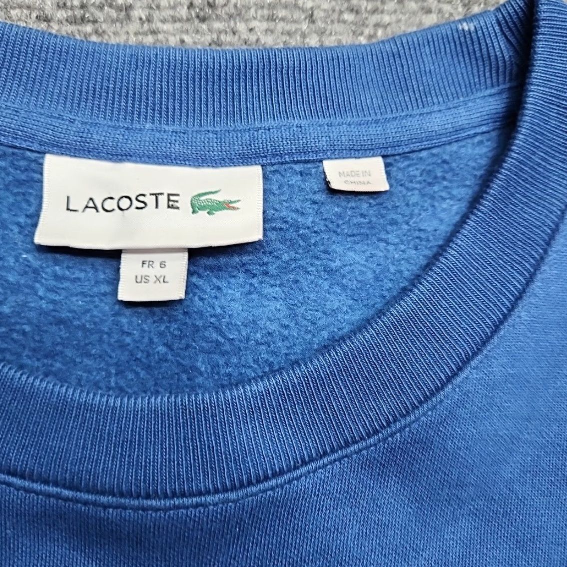 Lacoste Lacoste Sweatshirt Men XL Colorblock Crewneck Pullover Logo Blue Gray Brown Regular Cotton Pullover Season Spring Winter Fall Mens Size US XL / EU 56 / 4 - 3 Thumbnail