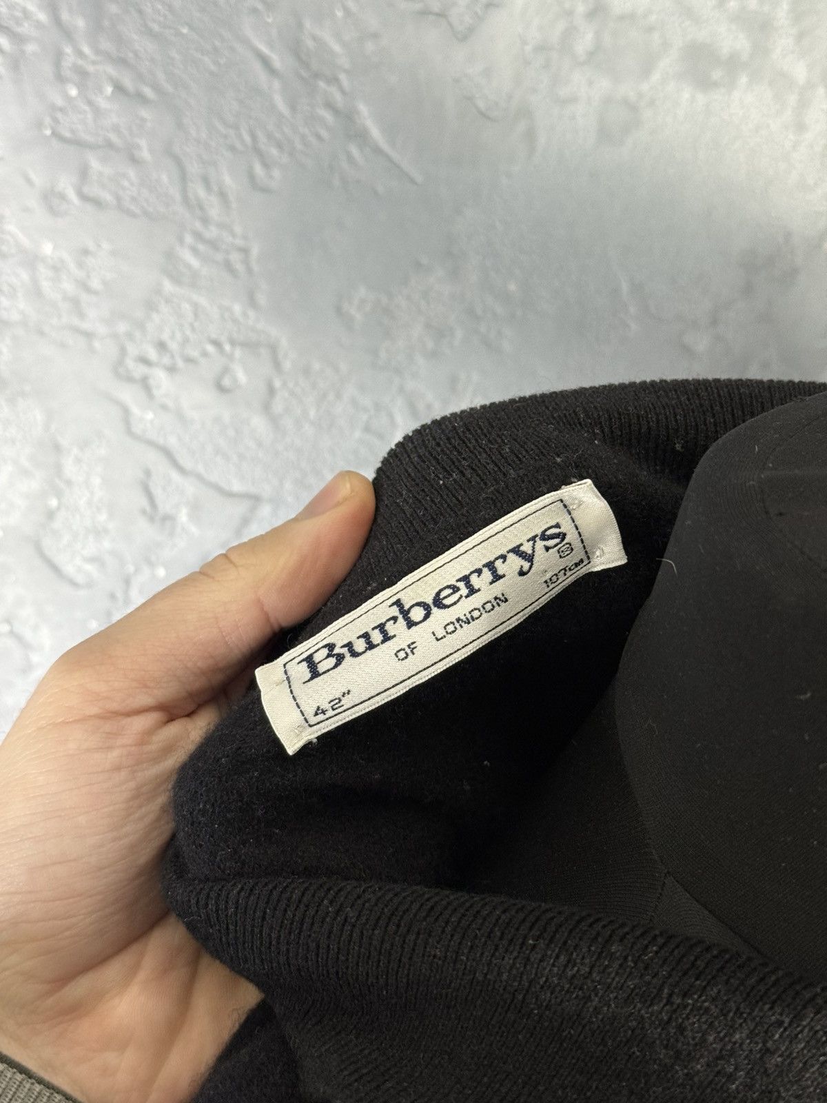 Burberry Burberrys Vintage Black Wool Cashmere Sweater Size M / US 6-8 / IT 42-44 - 6 Thumbnail