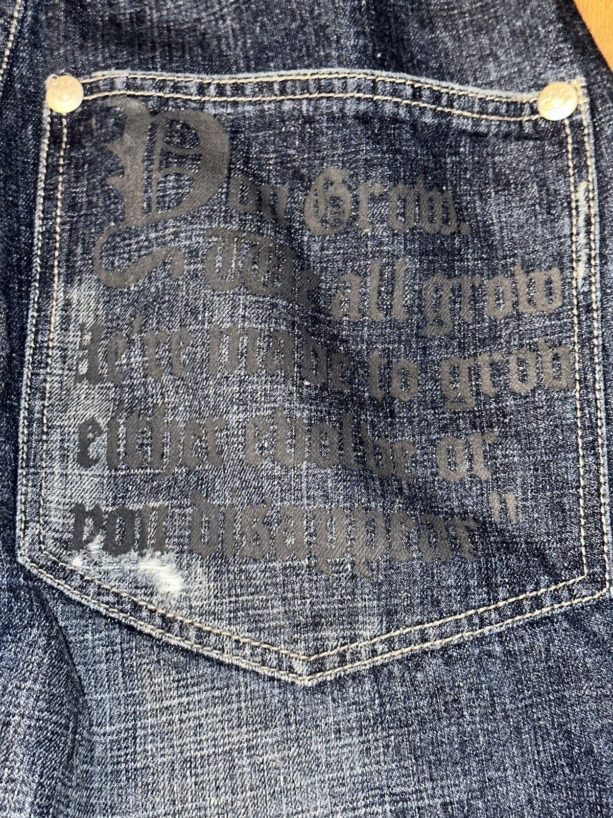 Makaveli Y2K Vtg MAKAVELI Branded 2Pac Tupac Screenprint Baggy Jeans Size US 32 / EU 48 - 9 Thumbnail