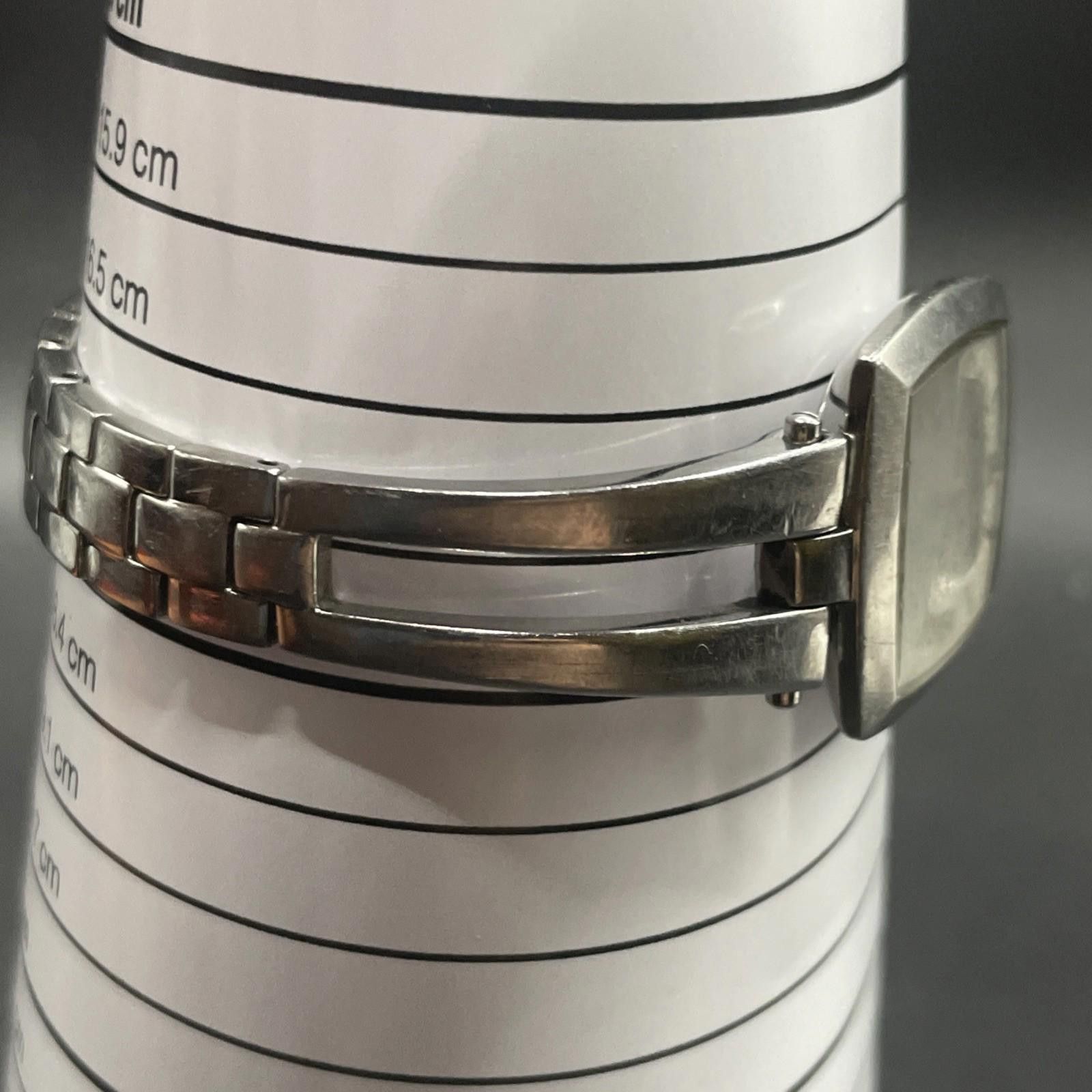 Bulova Vintage Bulova Silver Tone Crystals Quartz Watch New Battery Size ONE SIZE - 7 Thumbnail