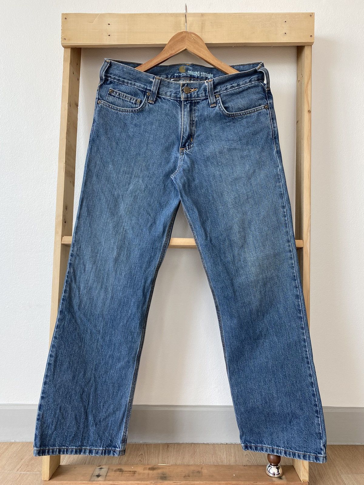 Carhartt Carhartt Relaxed Straight Denim Jeans B320-WTB Size US 30 / EU 46 - 3 Thumbnail