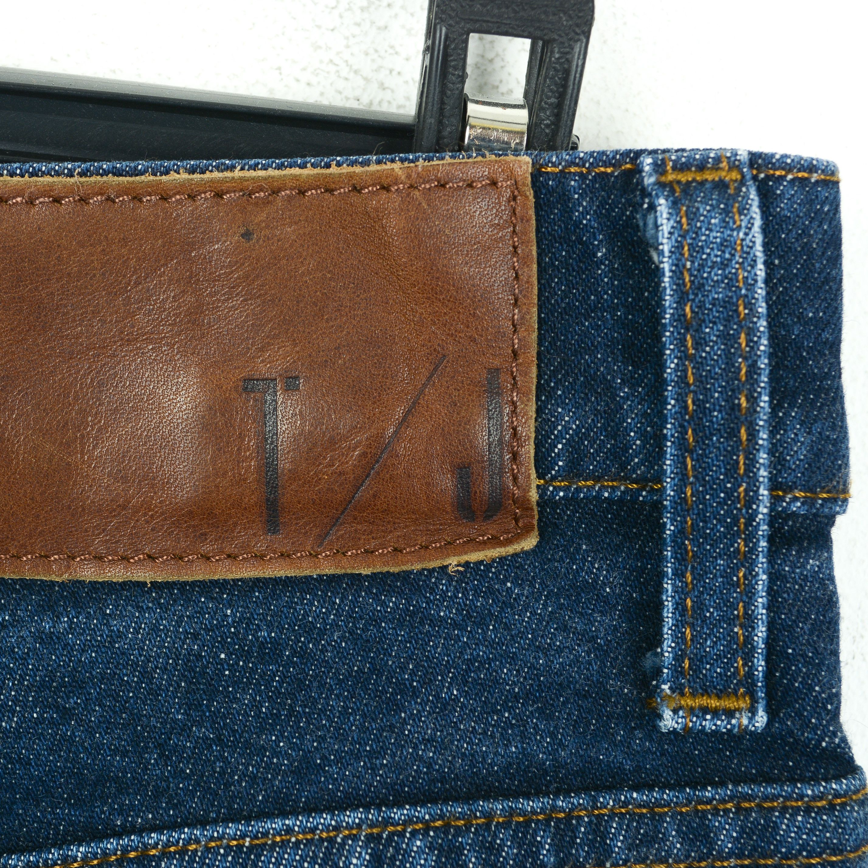 Tiger of Sweden Pistolero W33 L34 Regular Tapered Made in Italy Jeans Denim Size US 33 - 5 Thumbnail