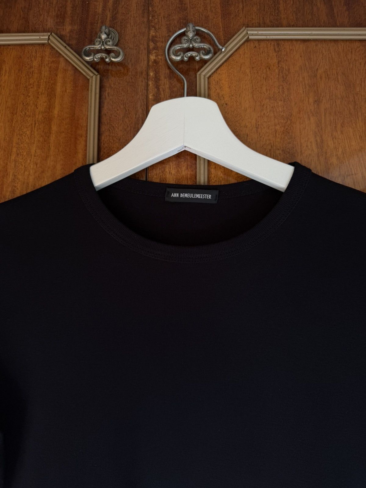 Ann Demeulemeester Ann Demeulemeester Black Long Sleeve Top Size S / US 4 / IT 40 - 3 Thumbnail