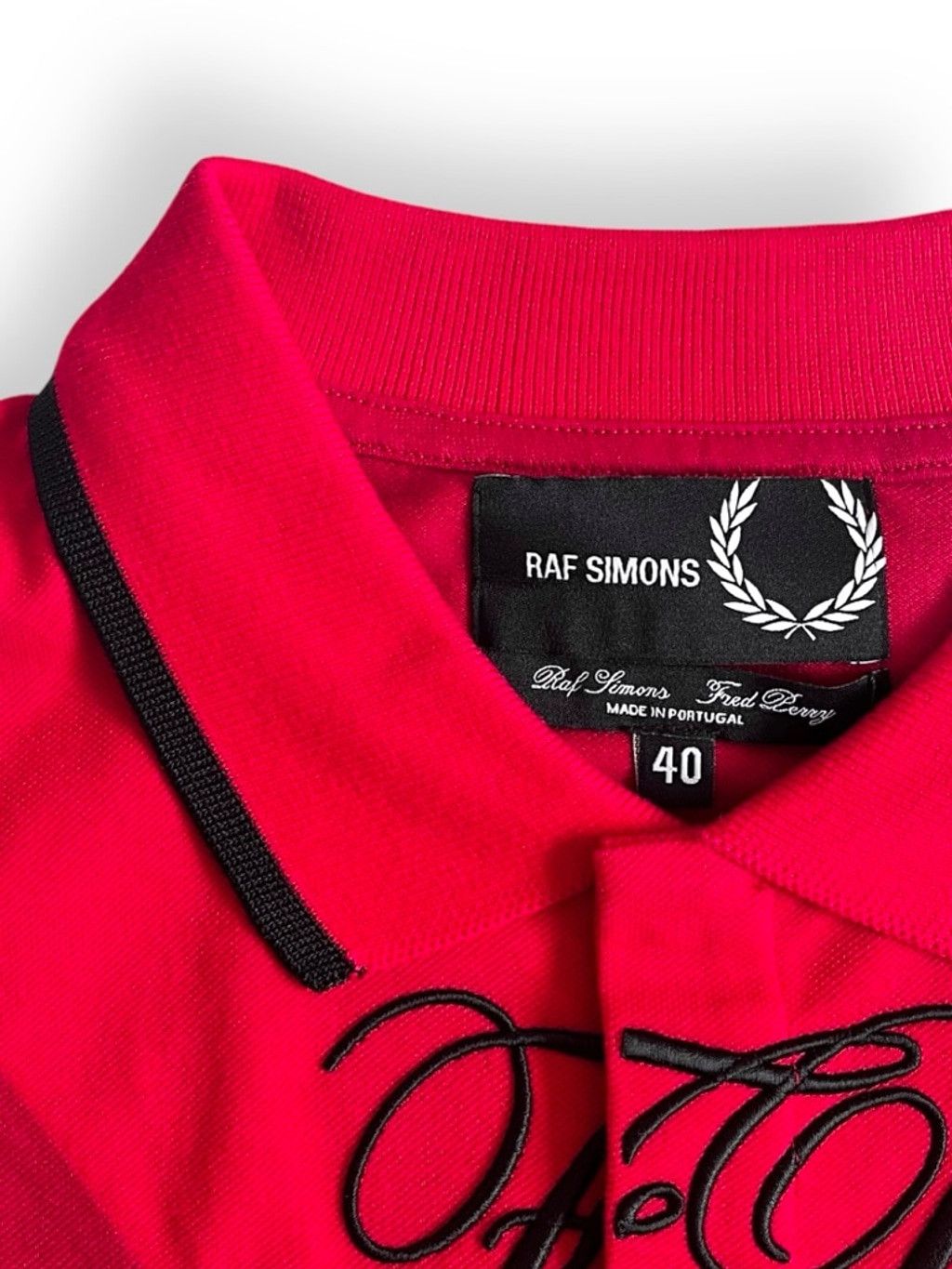 Fred Perry × Raf Simons Raf Simons Fred Perry Polo Shirt SS19 Size US M / EU 48-50 / 2 - 5 Thumbnail