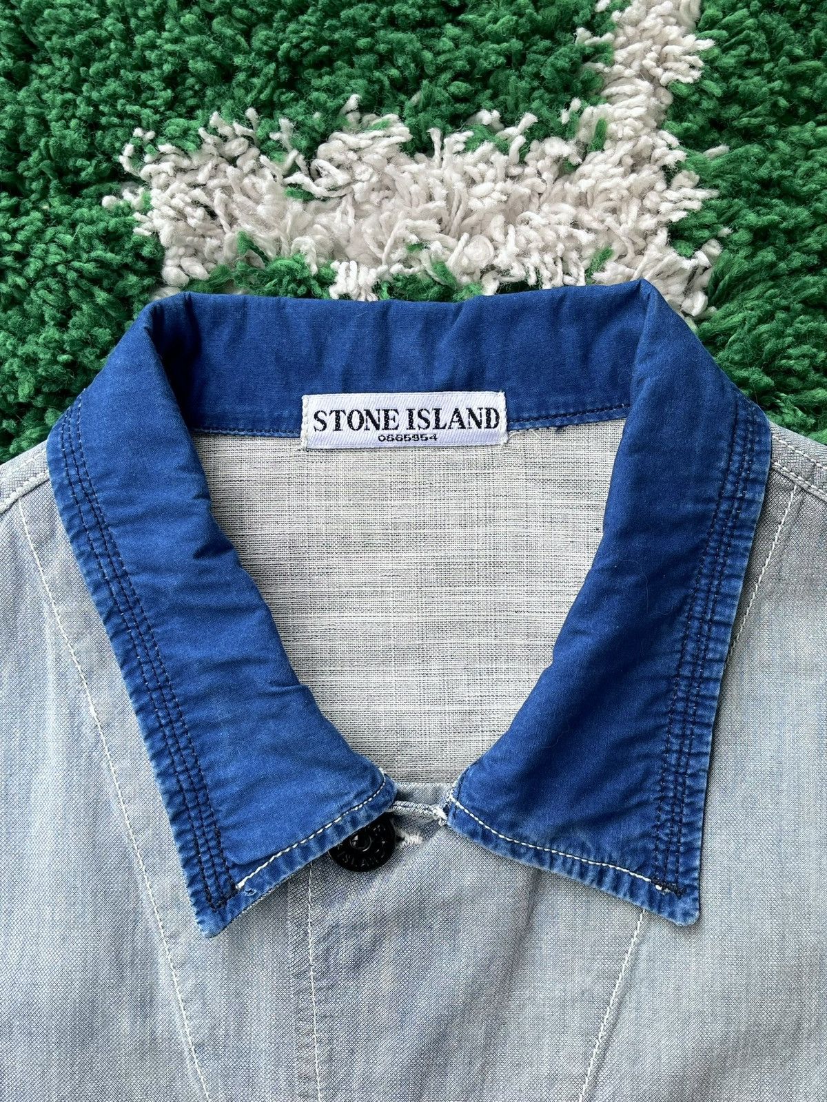 Massimo Osti × Stone Island × Vintage Stone Island 2006 denim badge Short Version Jacket Size US XL / EU 56 / 4 - 4 Thumbnail