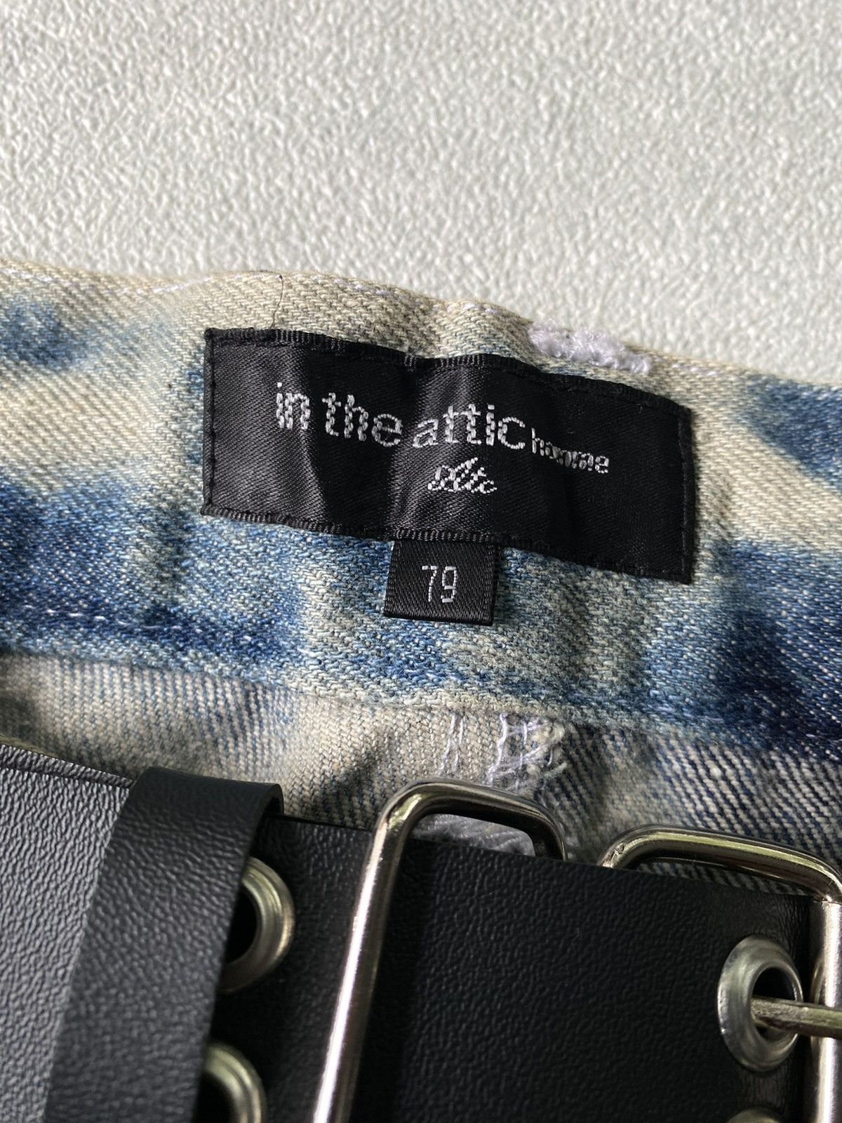If Six Was Nine × In The Attic × Le Grande Bleu (L.G.B.) acid wash denim pants by in the attic homme Size US 34 / EU 50 - 7 Thumbnail