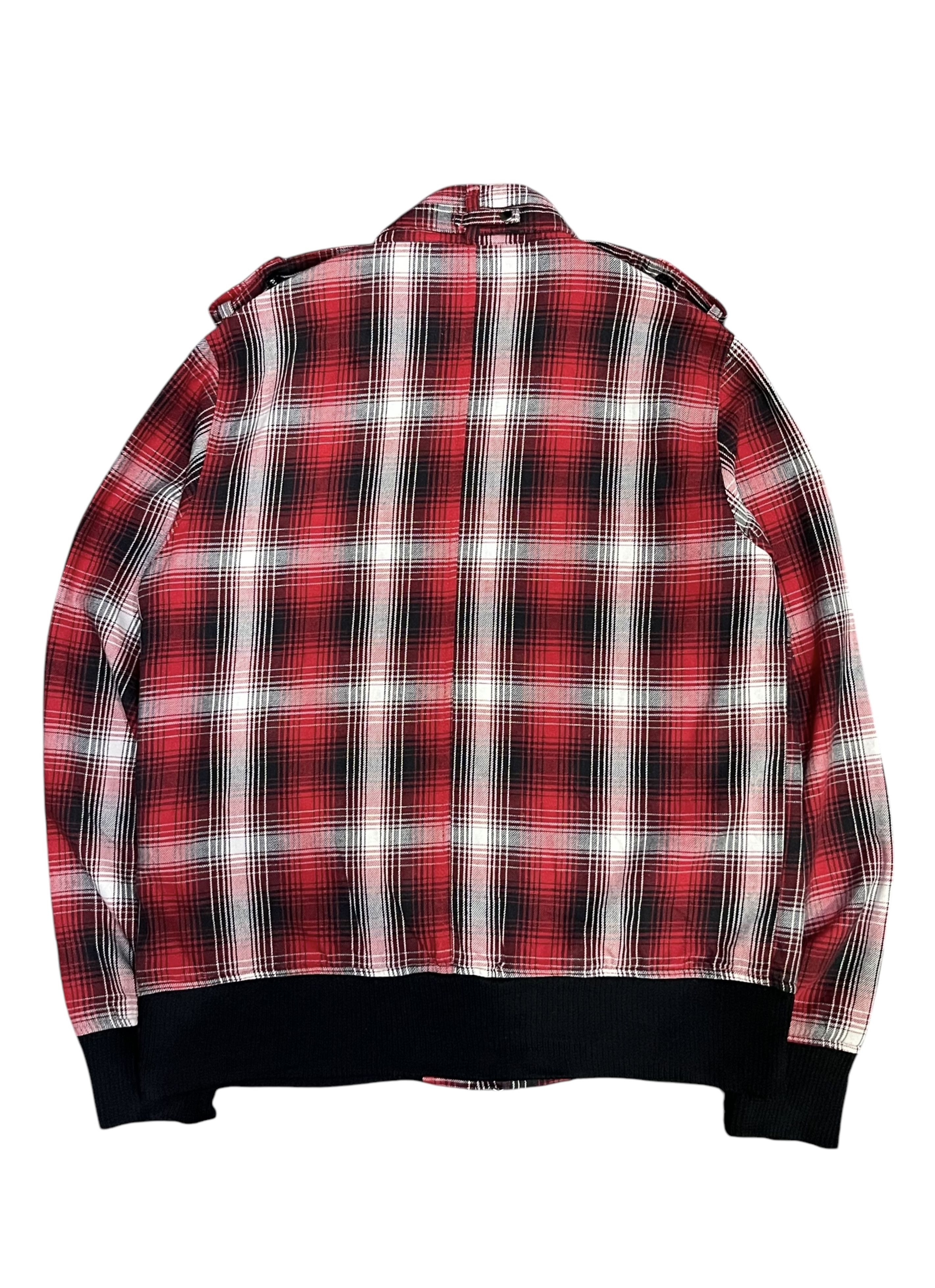 Seditionaries SVIPPIN Japan Punk Tartan Bondage Long Zipper Jacket Size US M / EU 48-50 / 2 - 4 Thumbnail