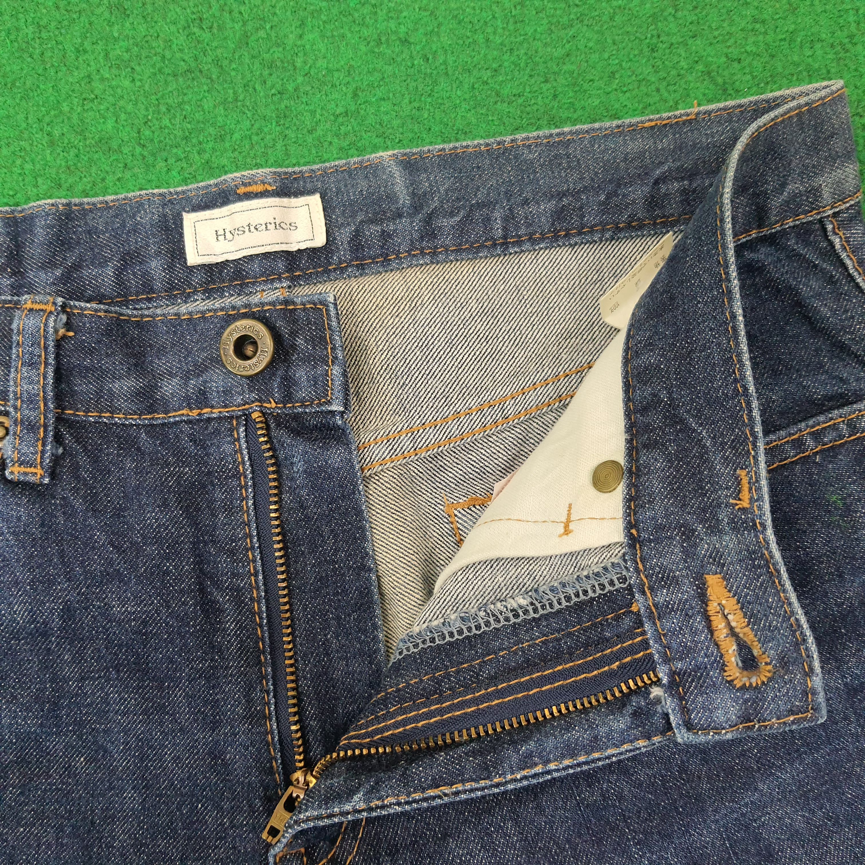 Hysteric Glamour Vintage Hysteric Glamour Raiders Custom Logo Jeans C244N5 Size US 28 / EU 44 - 6 Thumbnail