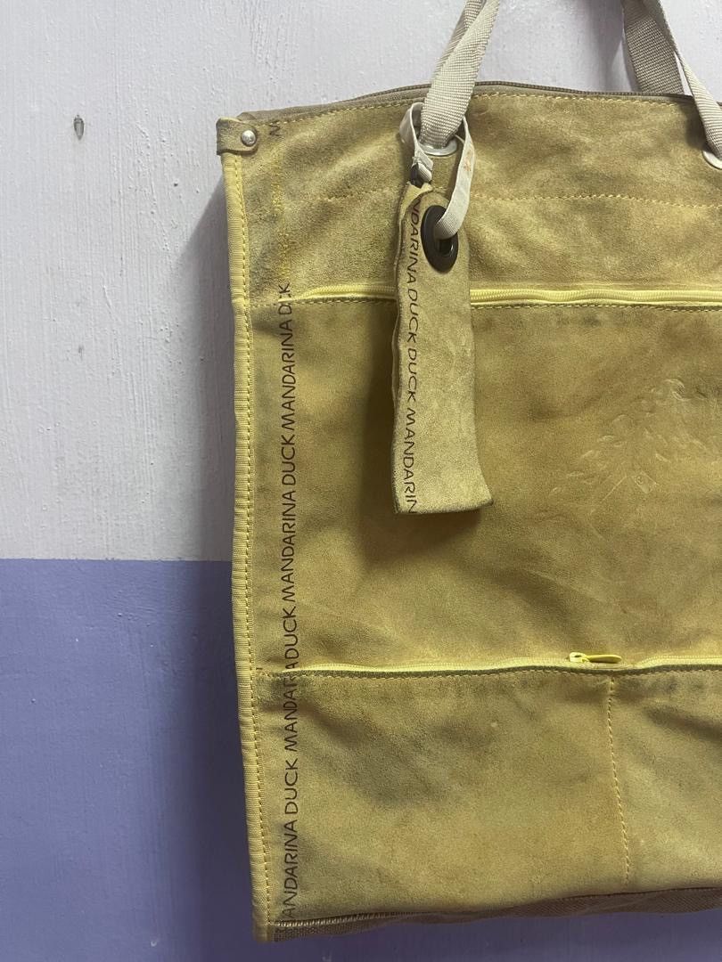 Mandarina Duck Mandarina Duck Leather and Canvas Bag Size ONE SIZE - 4 Thumbnail