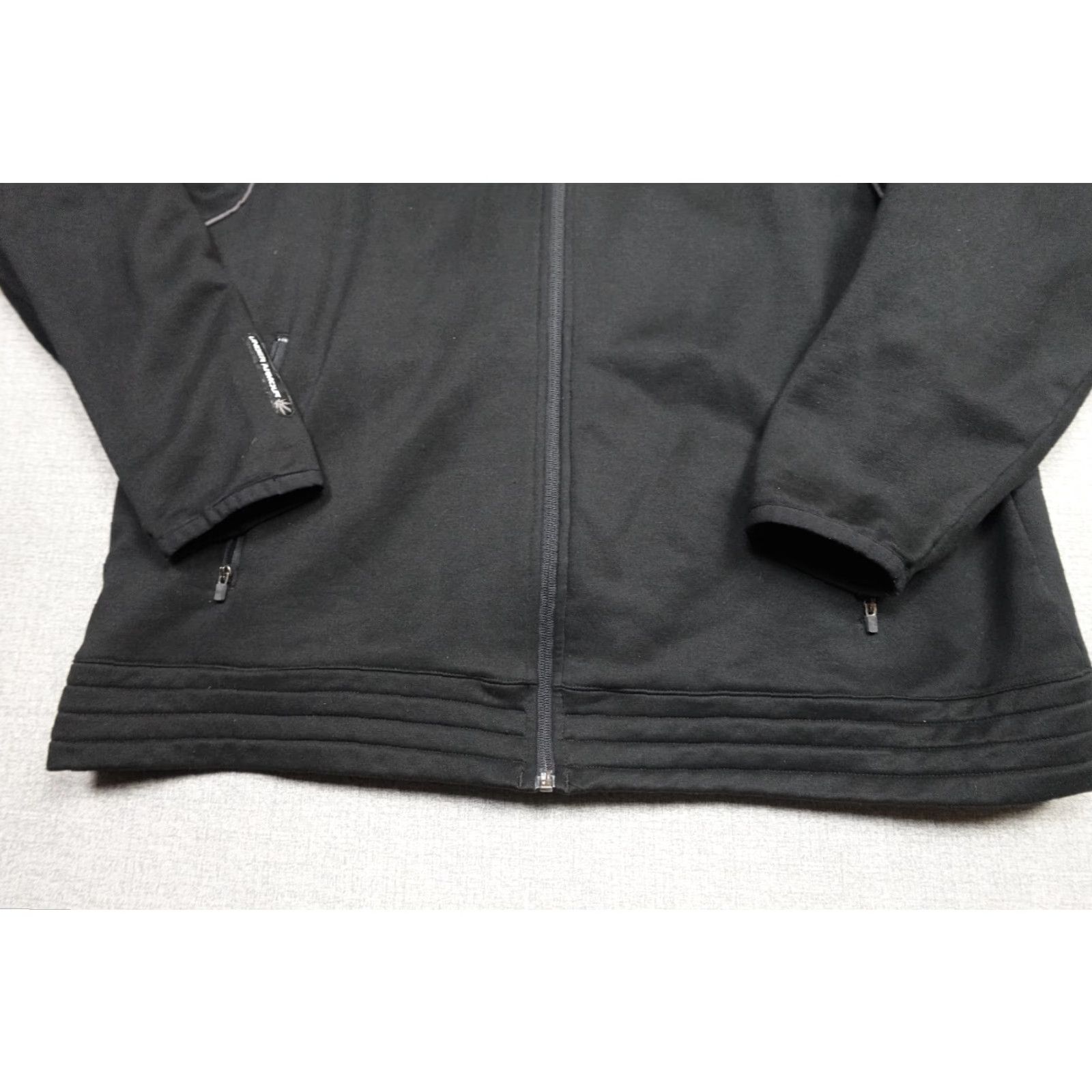 Under Armour Under Armour Sweatshirt Men 2XL Black Full Zip Fleece Logo Cozy Active Gym & Training Mens Size US XXL / EU 58 / 5 - 3 Thumbnail